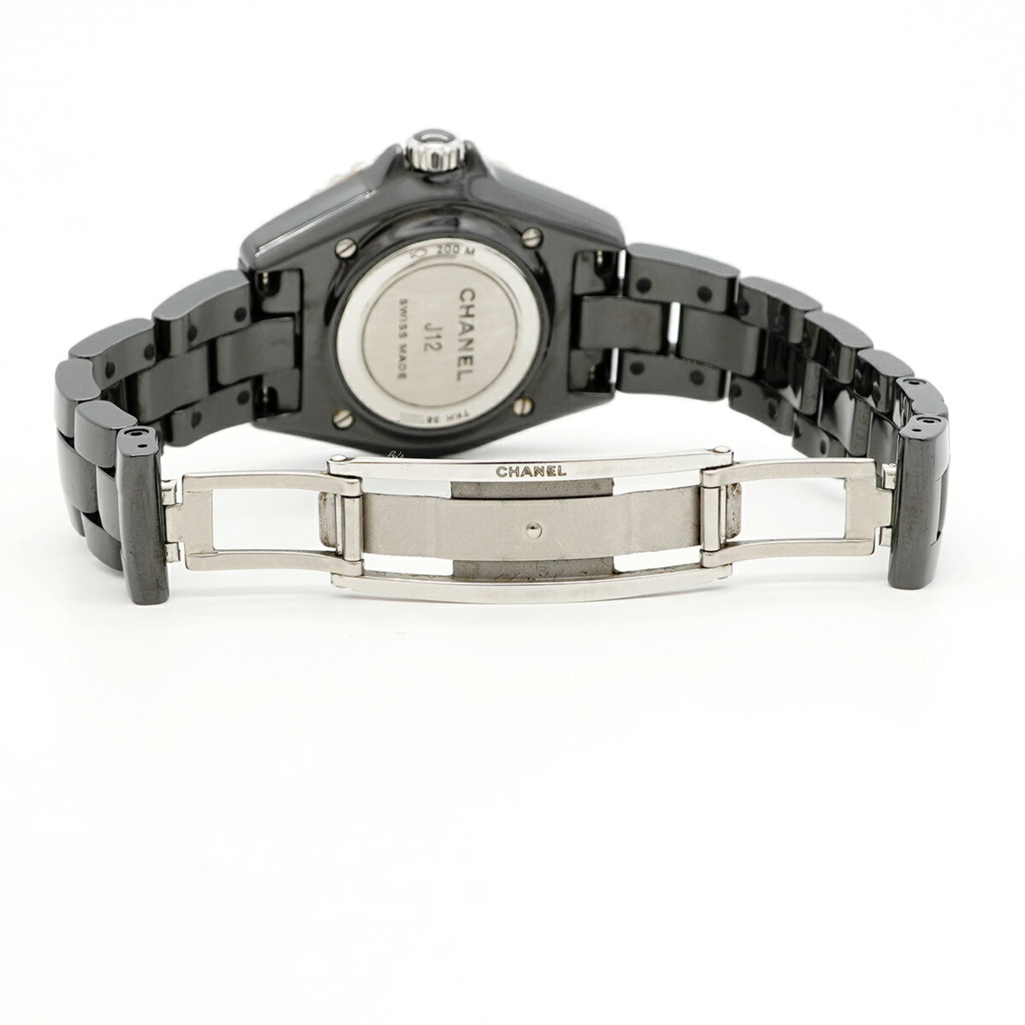 Chanel J12 Phantom H6346 Black Dial Women's Watch