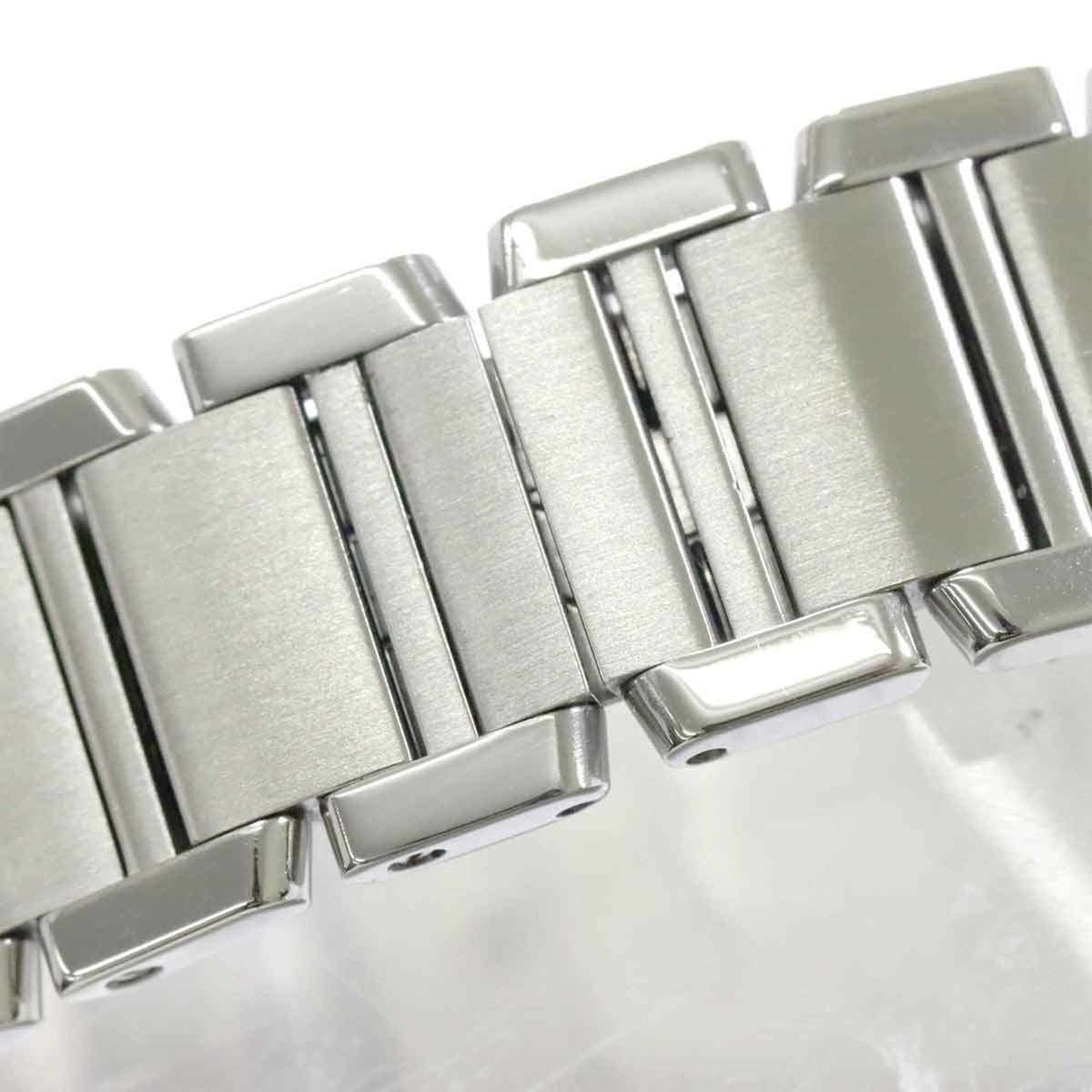 Cartier Tank Française SM W51028Q3 Pink shell Dial 20mm Watch