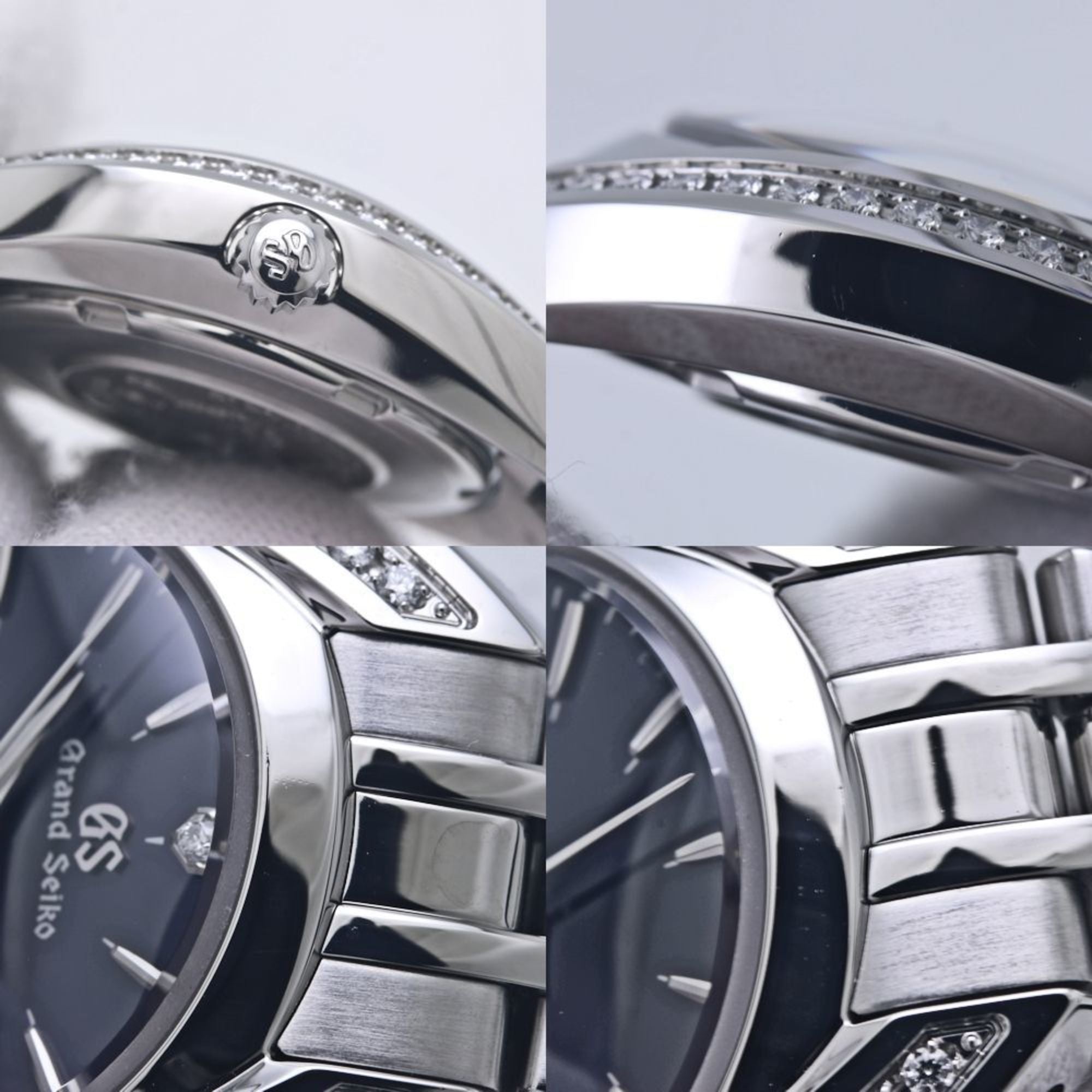 Grand Seiko Heritage Collection STGF347 4J51-0AR0 Dameshorloge van roestvrij staal met diamanten bezel 40264