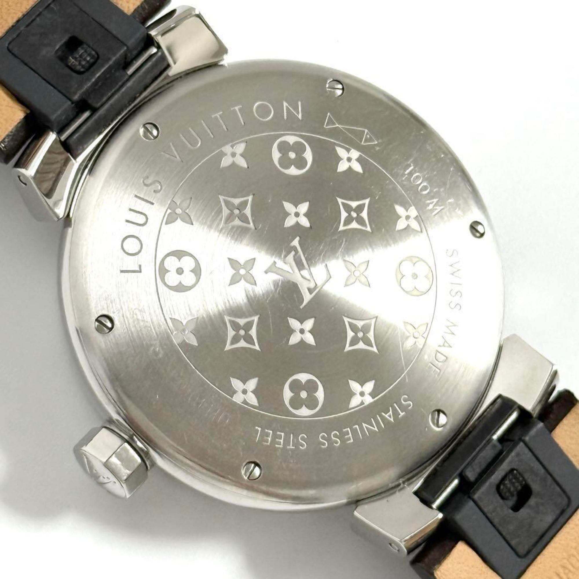 Louis Vuitton Tambour Monogram-horloge voor heren, 39 mm