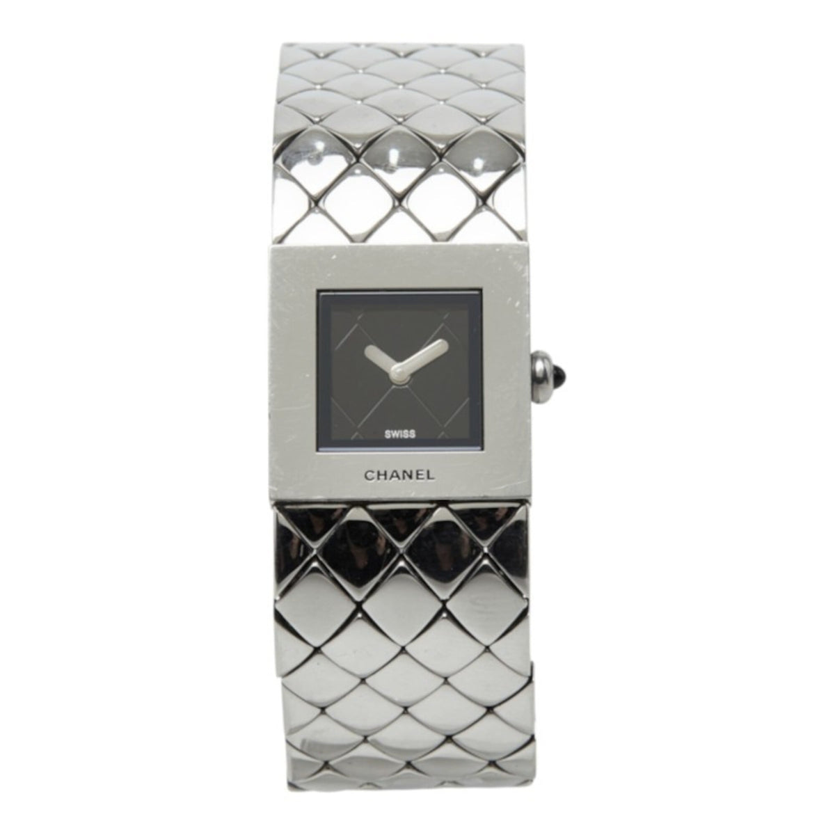 Chanel Matelassé H0009 Black Dial 19mm Watch