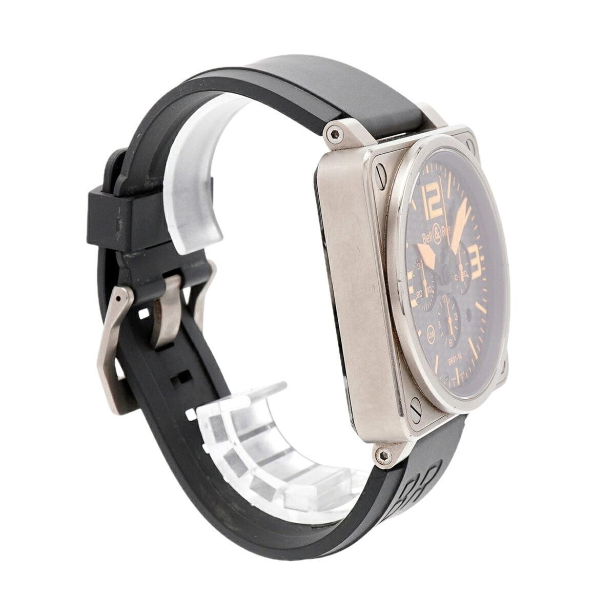 Bell & Ross BR01-94 Titanium Orange BR01-94-TO Black Dial 46mm Watch