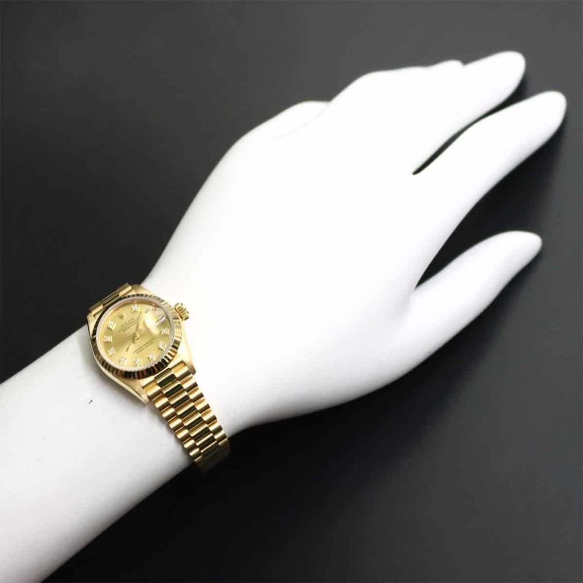 Rolex Datejust 69178G Champagner Zifferblatt 26 mm Uhr