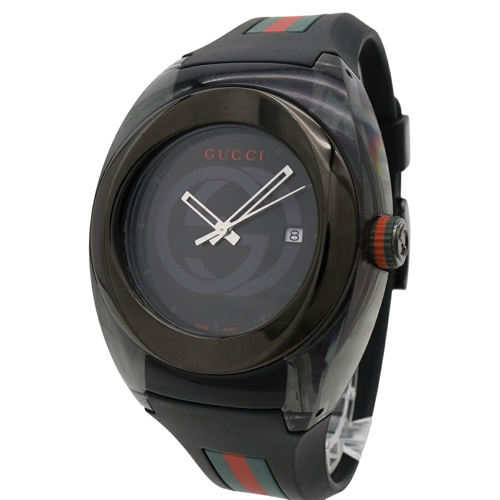 Gucci Sync Interlocking G Sherry 137.1 YA137107A Black Dial 45mm Watch