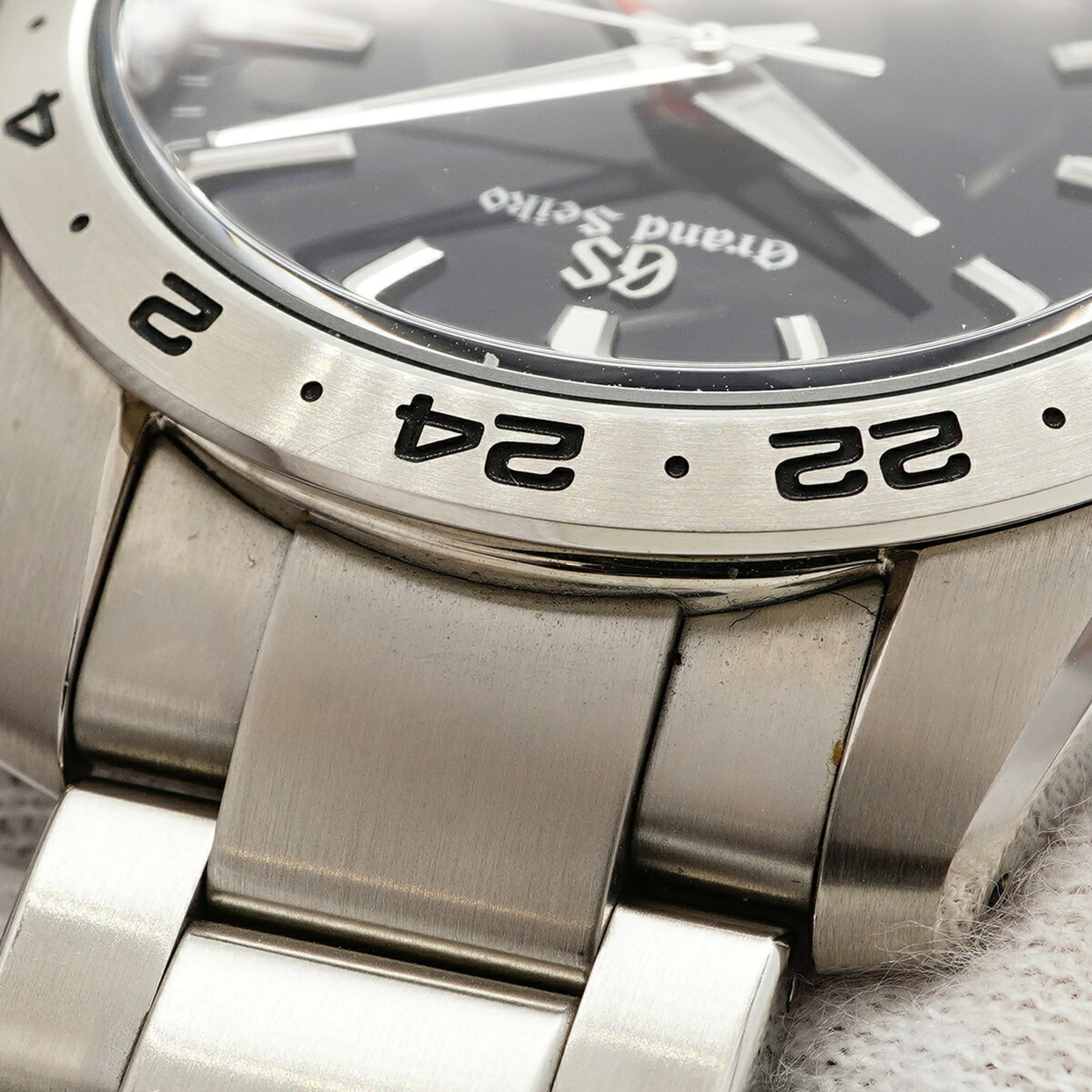 Grand Seiko Grand Sport Collection GMT SBGN029 Navy Dial 39mm Watch