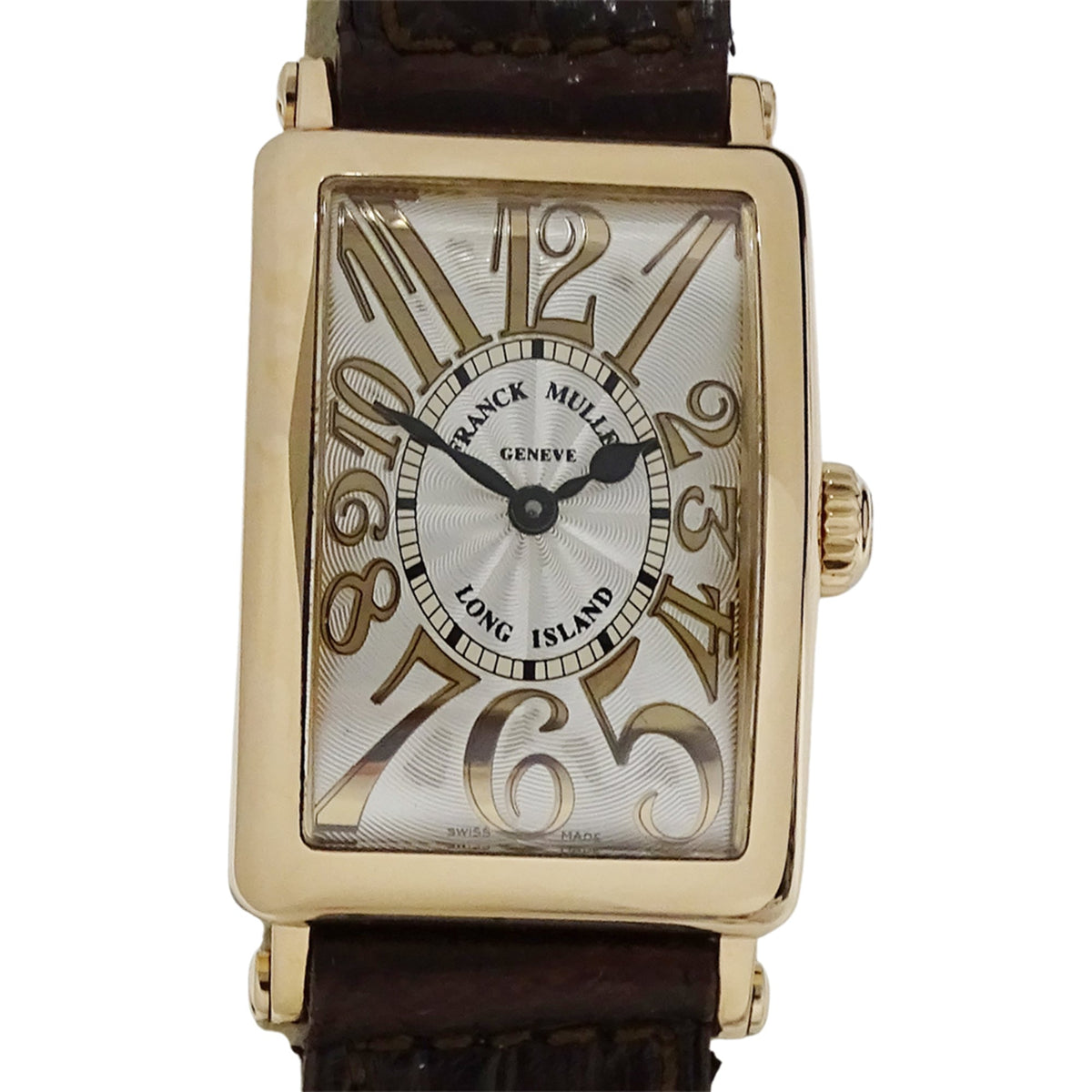 Montre Franck Muller Long Island 902QZ, cadran argenté, 23 mm
