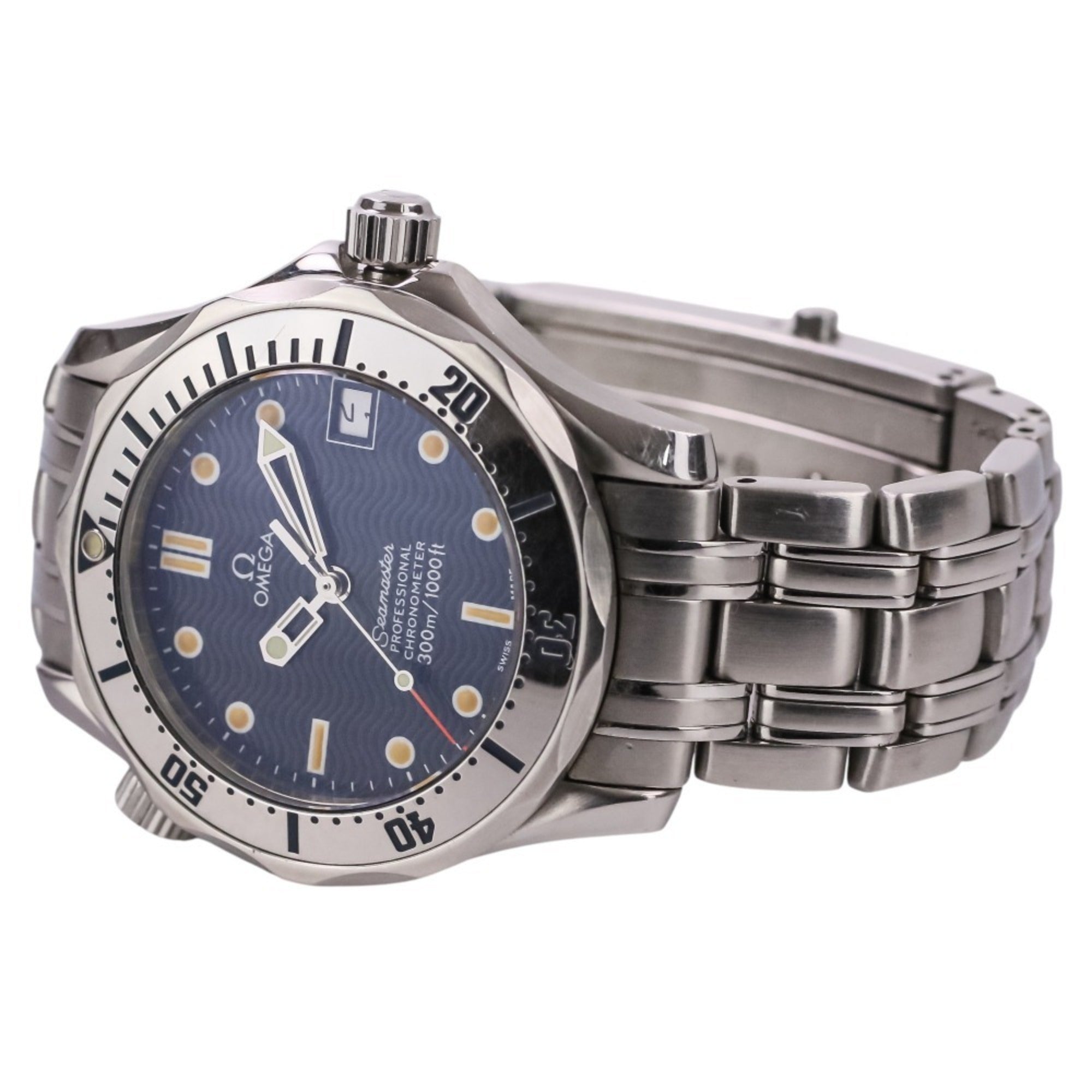 Omega Seamaster Professional Chronometer 2552.8 met marineblauwe wijzerplaat, 36 mm