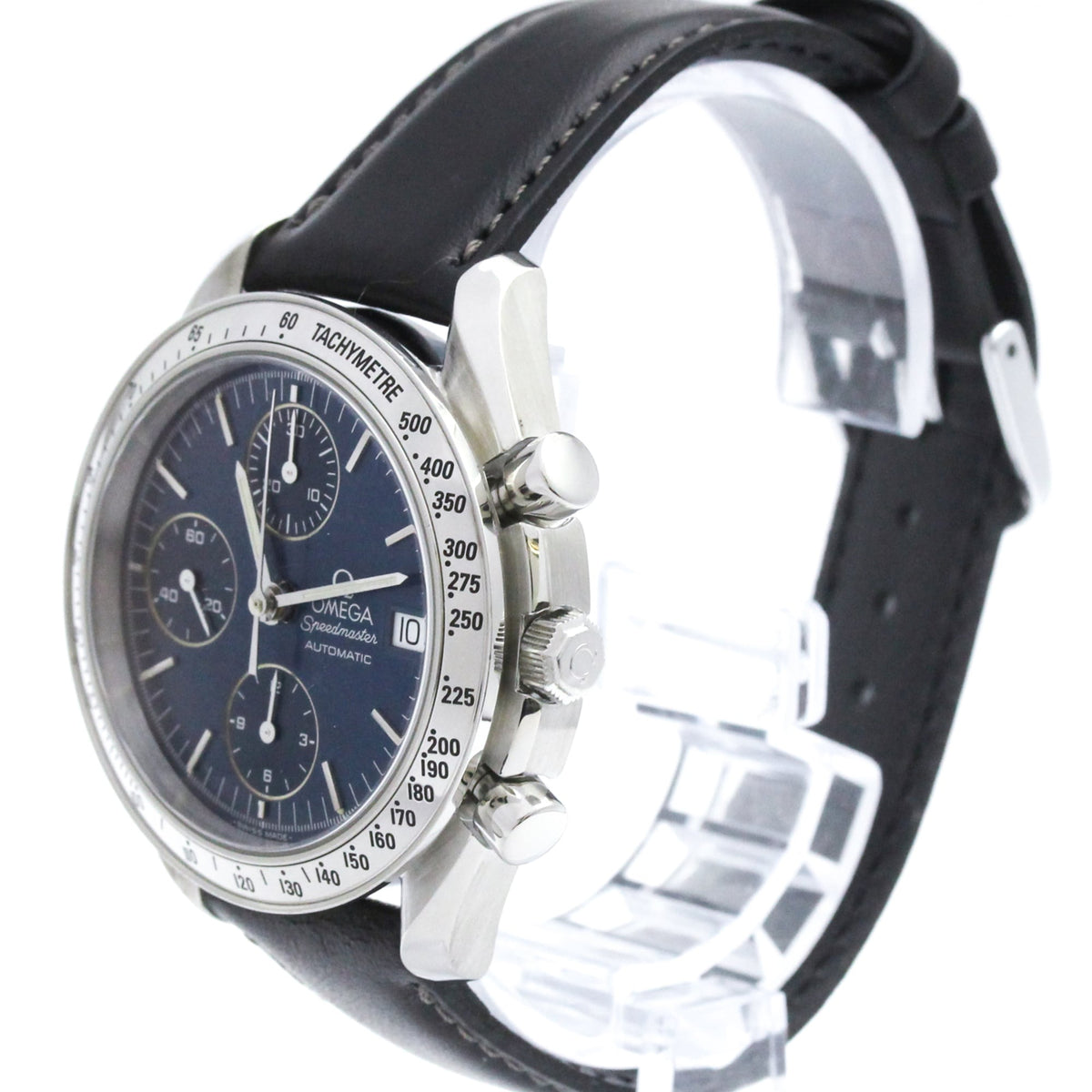 Omega Speedmaster 3511.8 met blauwe wijzerplaat 39mm Horloge