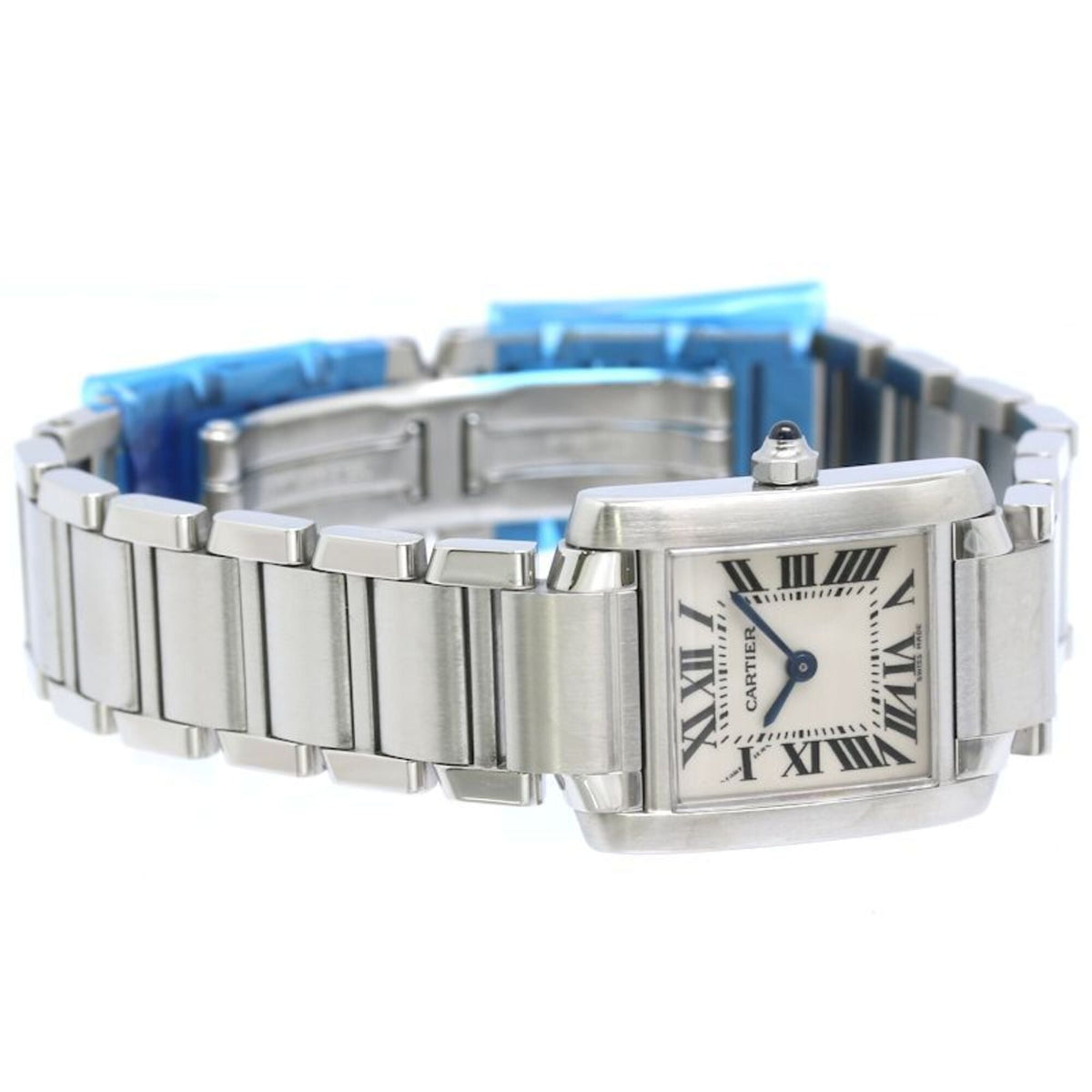 Montre Cartier Tank Française SM W51008Q3 Ivoire avec cadran de 20 mm