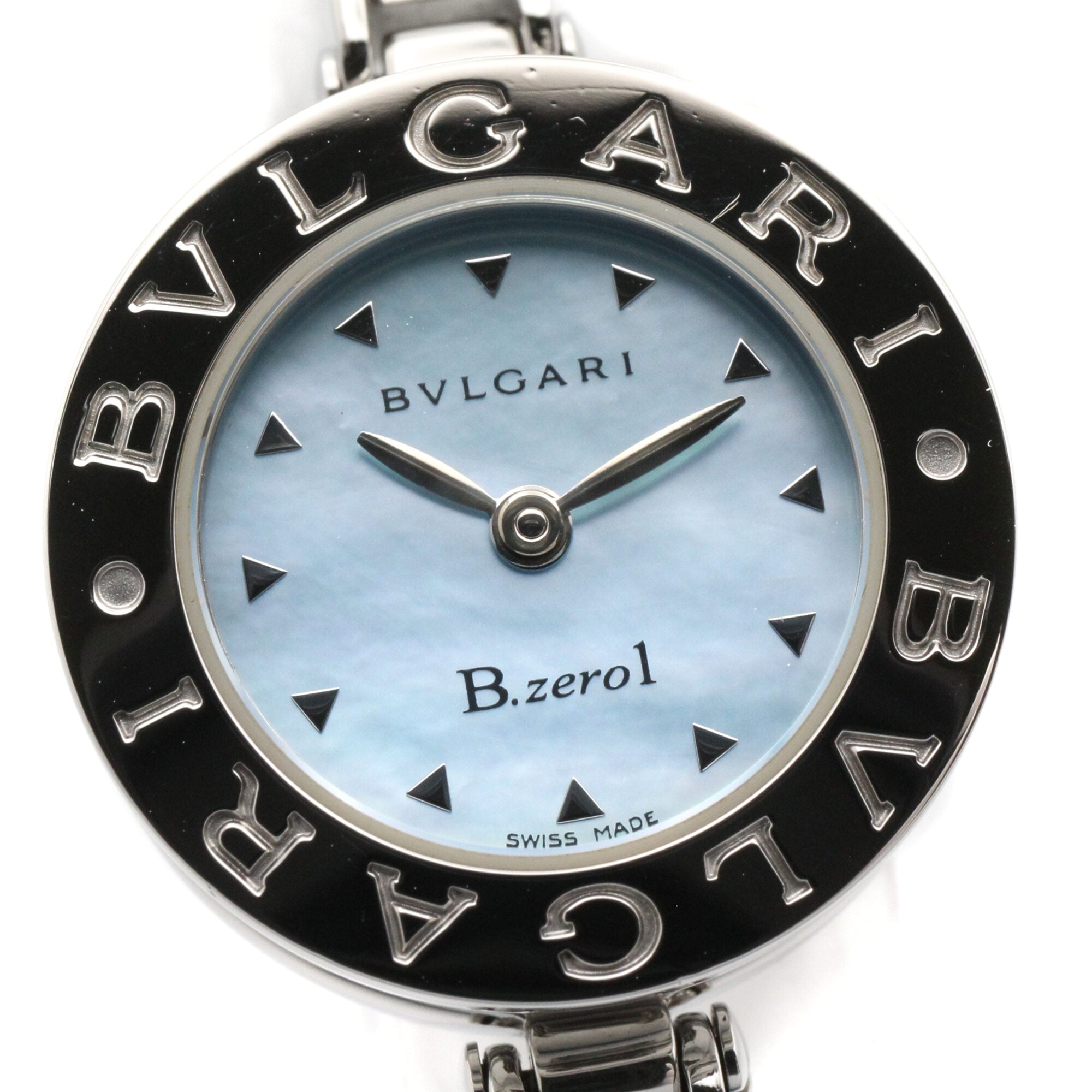 Bulgari BVLGARI B-zero1 Stainless Steel Wo Blue Tone Shell BZ22S