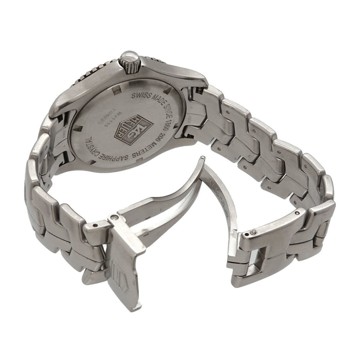TAG Heuer Link WJ1110 Schwarz Zifferblatt 39mm Uhr