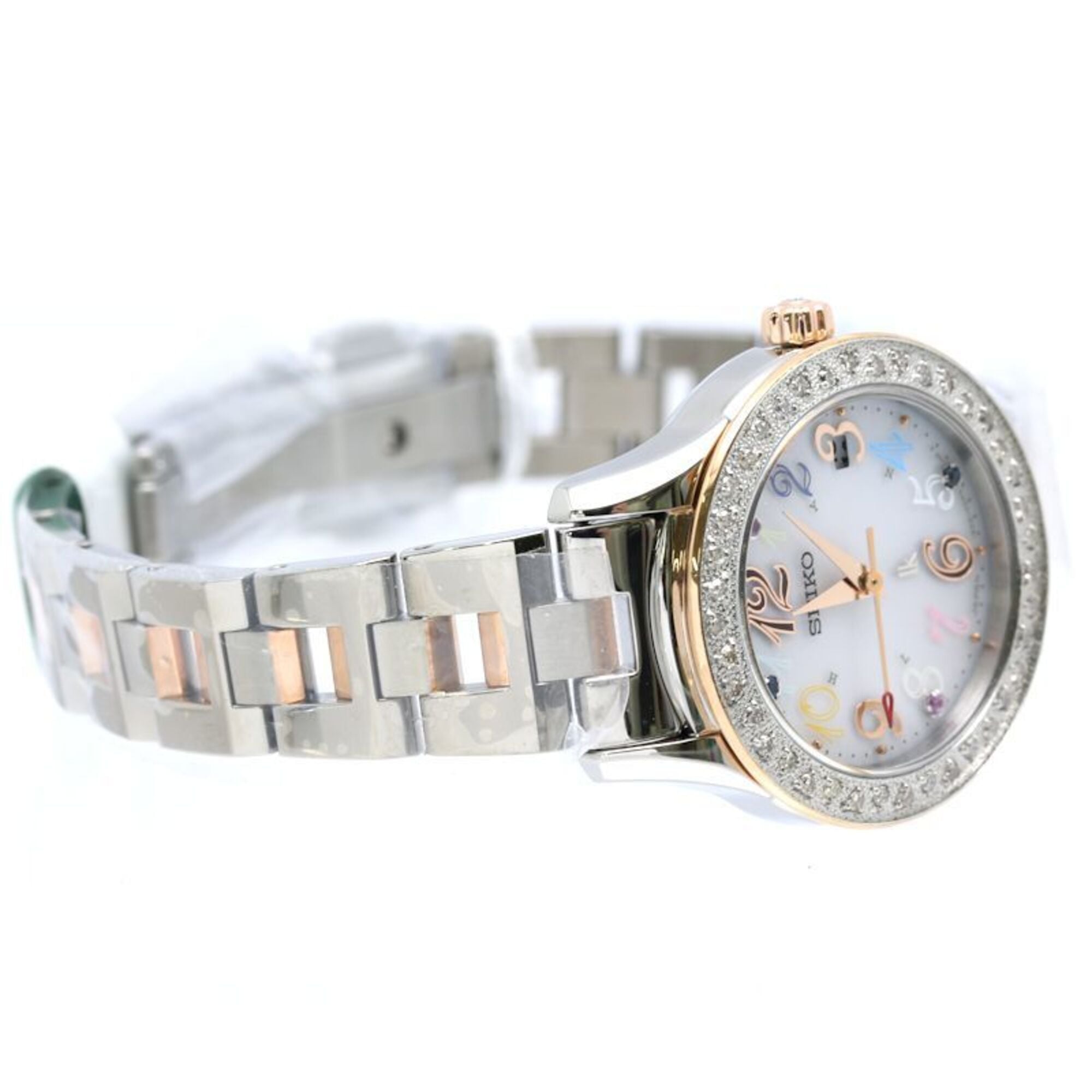 SEIKO Lukia Diamond Limited Edition SSVW069 1B22-0BX0 Dameshorloge Roestvrij staal /40416