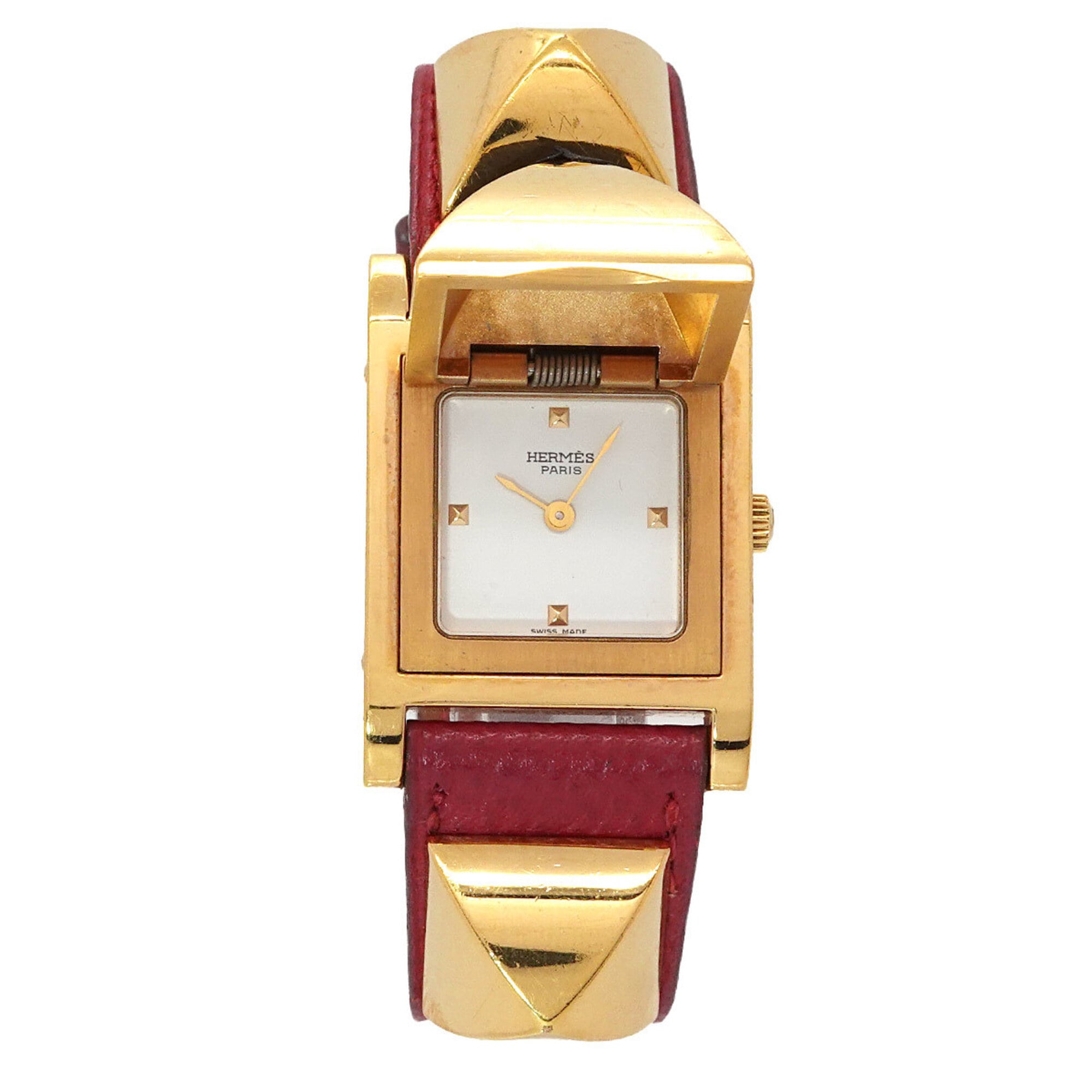Hermes Medor GZl1jlxh White Dial 23mm Watch