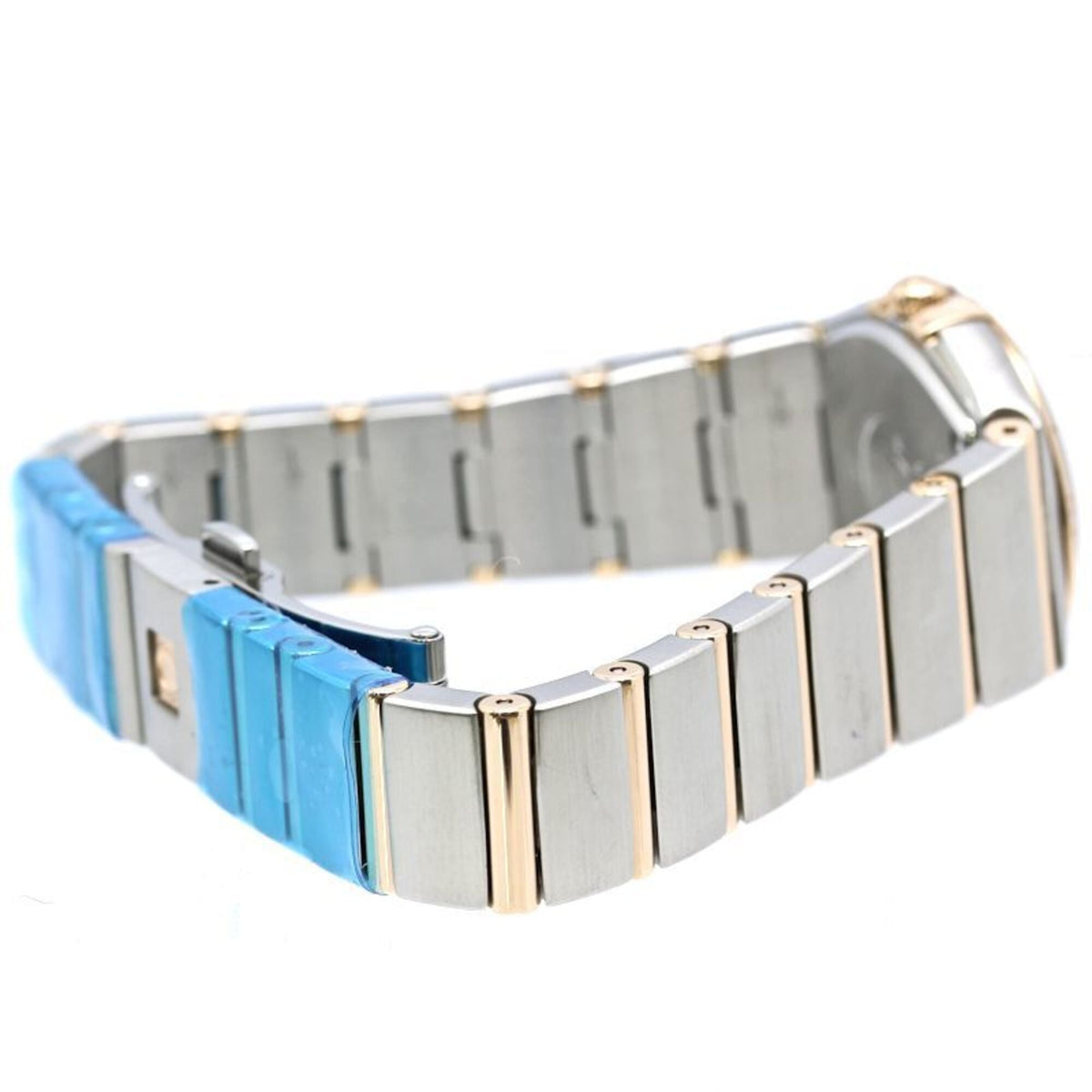 Omega Constellation Brushed 12P Diamond 123.20.24.60.55.001 Weiß Gehäuse Zifferblatt 24 mm Uhr