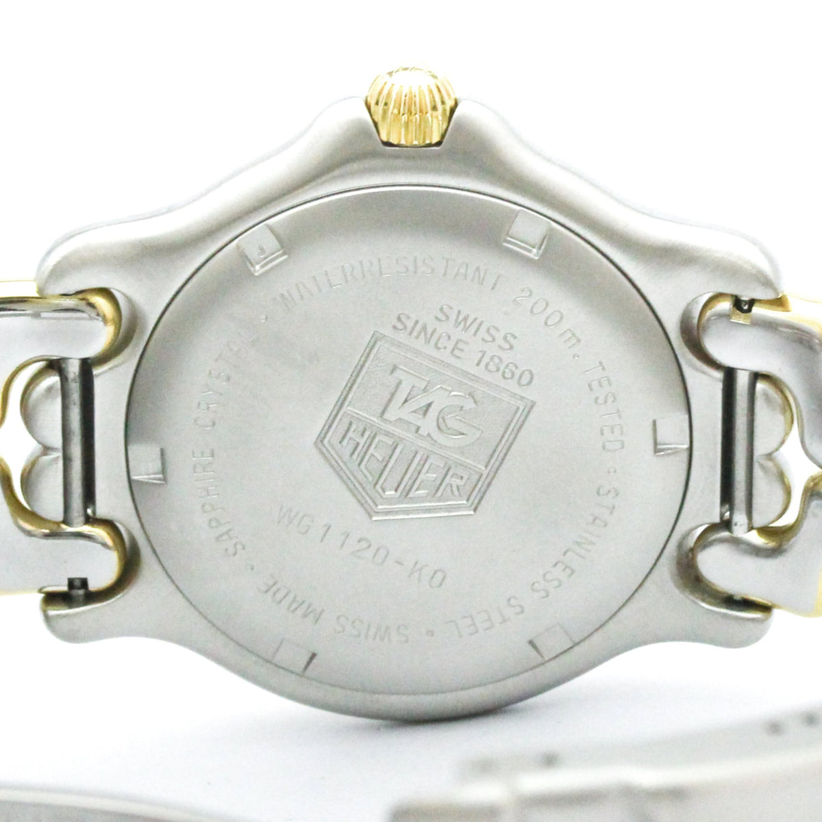 TAG Heuer Sel WG1120 horloge met grijze wijzerplaat, 38 mm