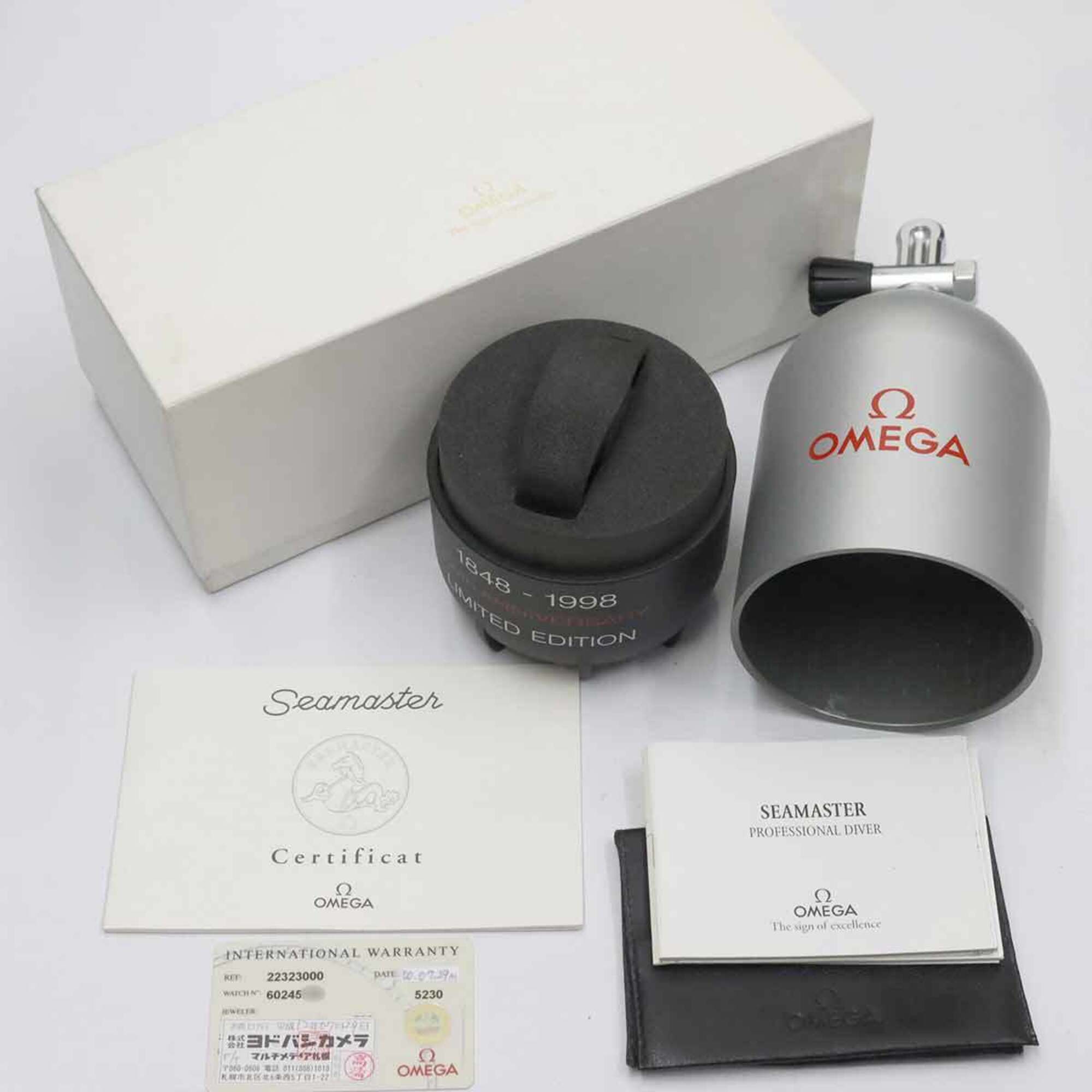 Omega Seamaster Professional 150th Anniversary 2232.3 Gray Dial 41mm Watch