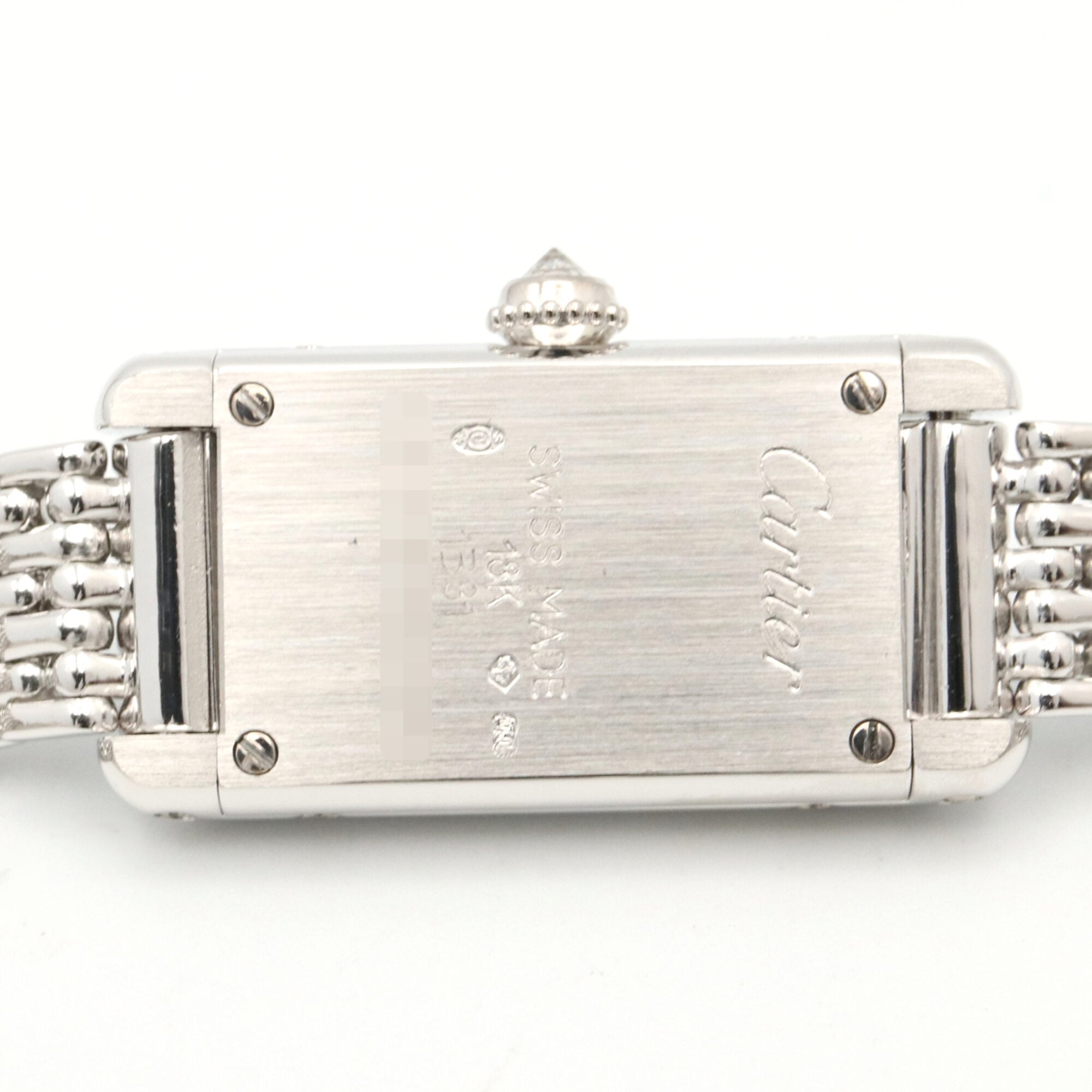 Cartier Tank WB3016U3 Silver Dial 14mm Watch