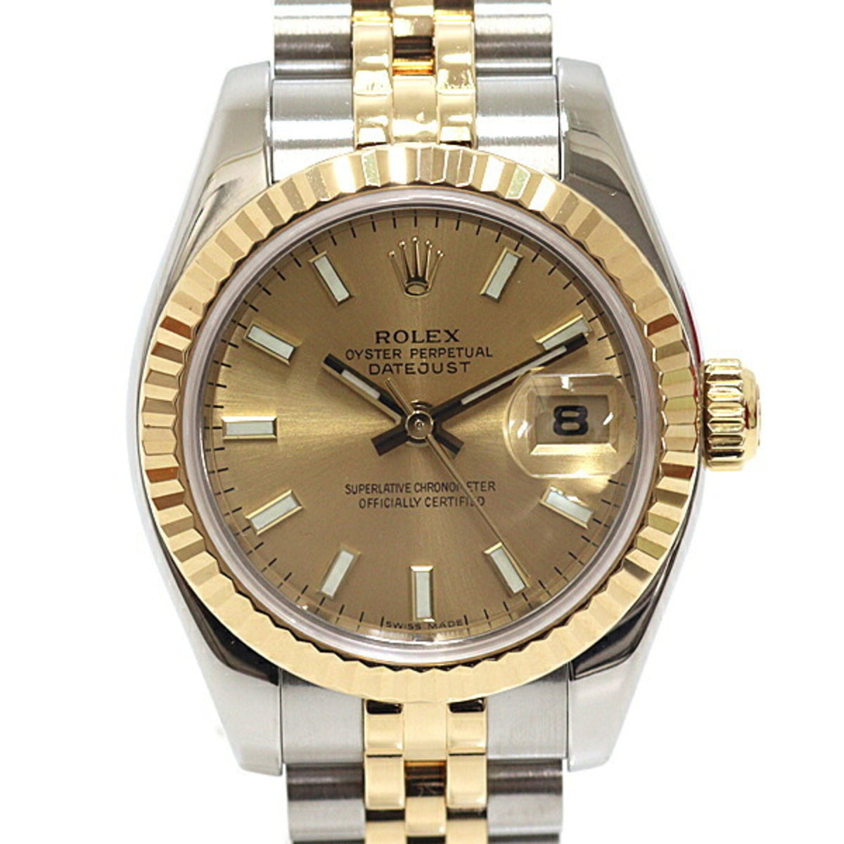 Rolex Datejust 179173 Champagne Dial 26mm Watch