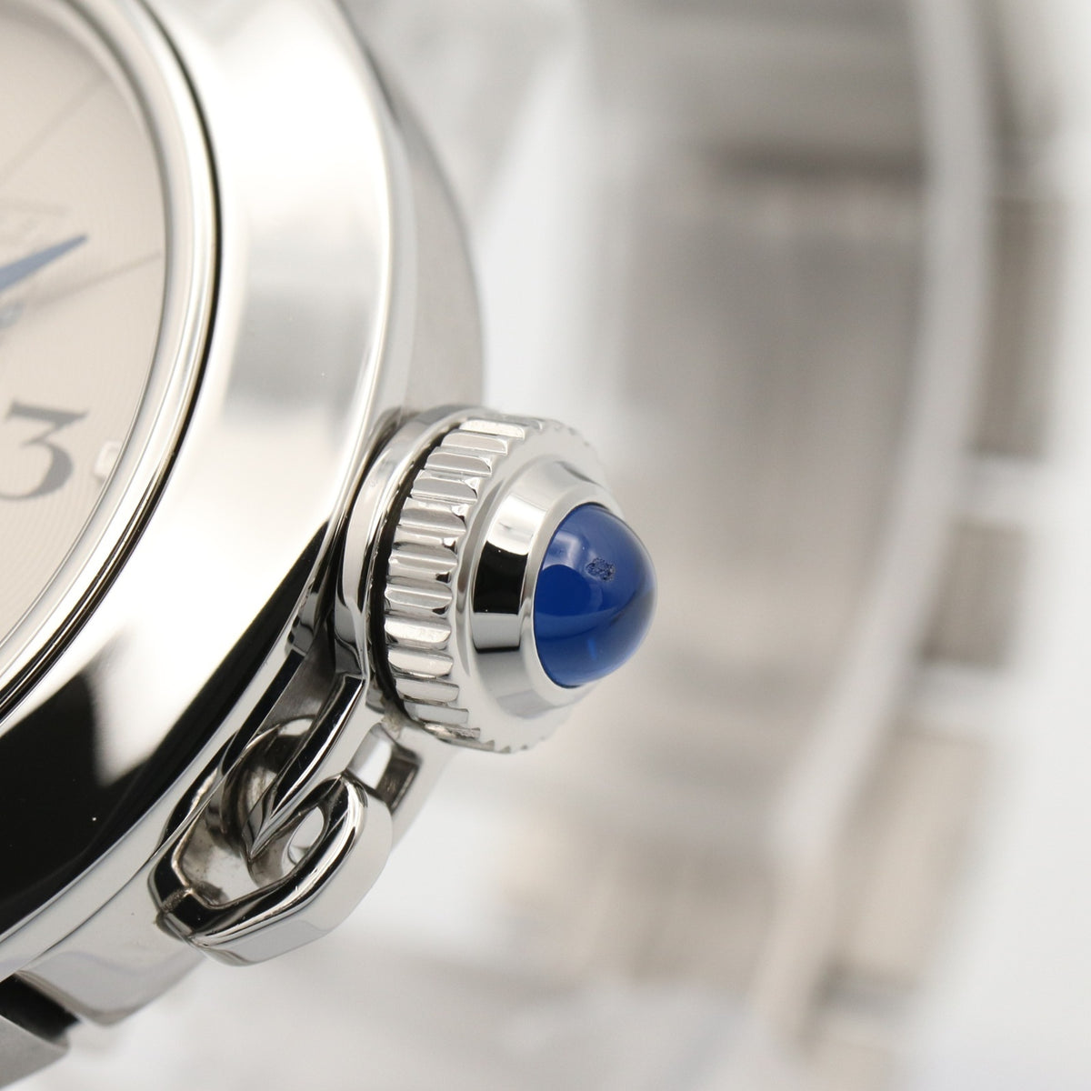 Cartier Pasha de WSPA0021 Silver Dial 30mm Watch