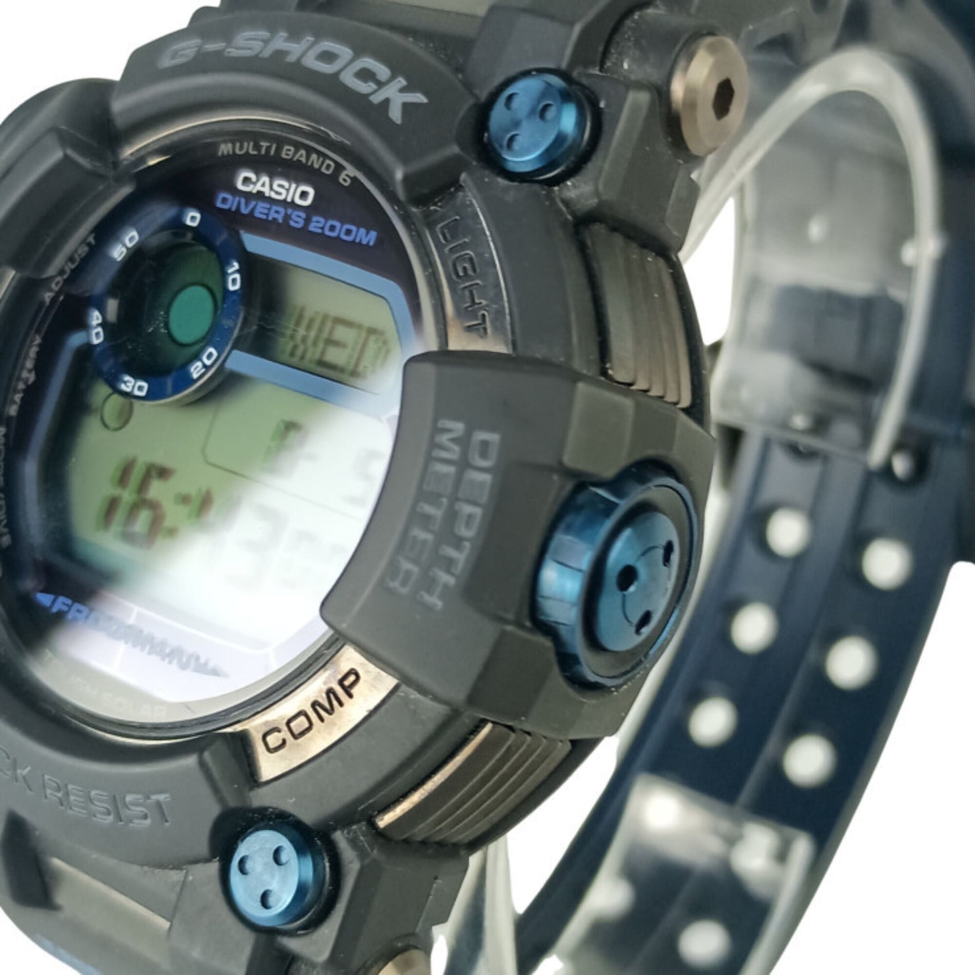 Casio G-SHOCK MASTER OF G - SEA FROGMAN GWF-D1000B-1JF Noir Montre à cadran de 53 mm
