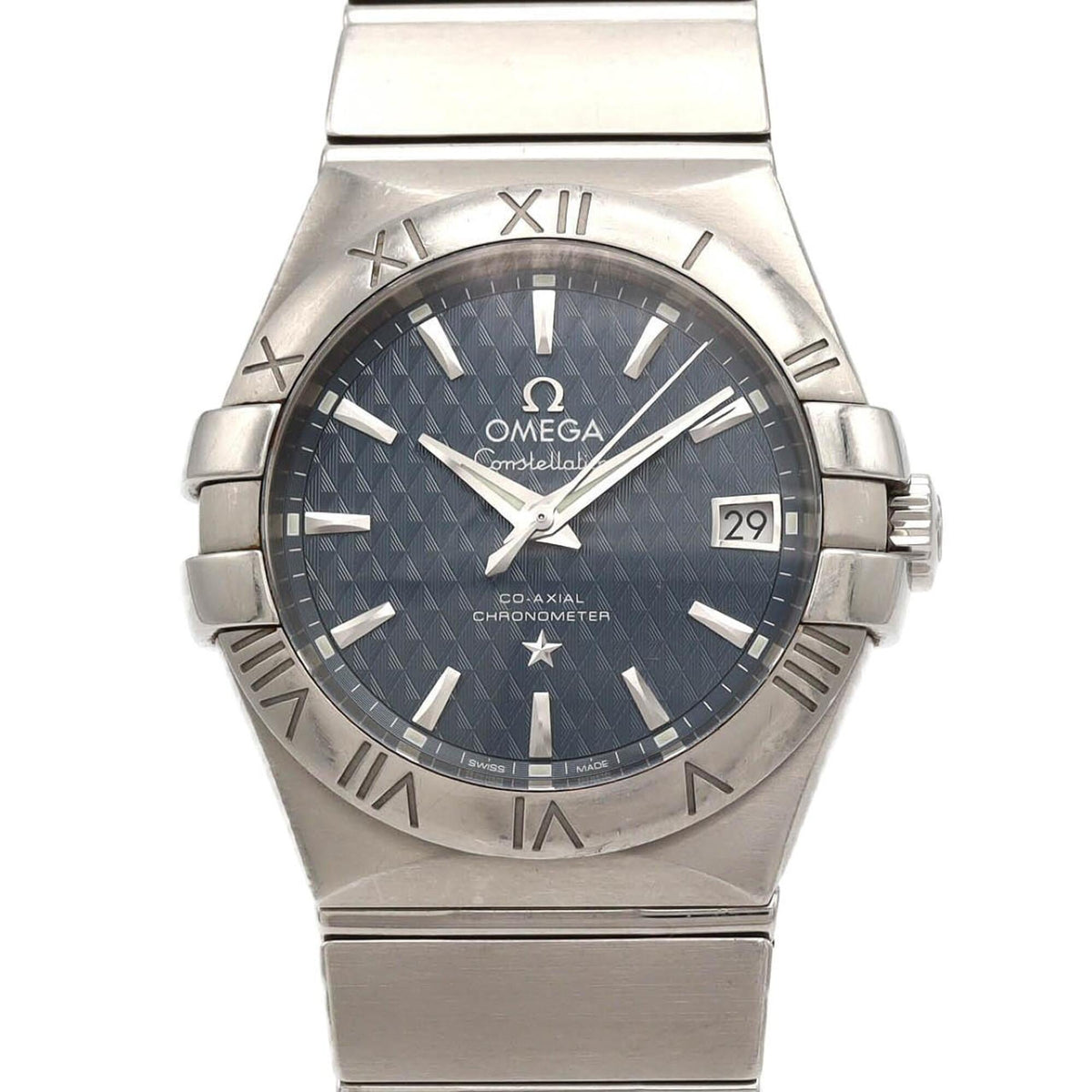 Omega Constellation 123.10.35.20.03.002 Blue Dial 35mm Watch
