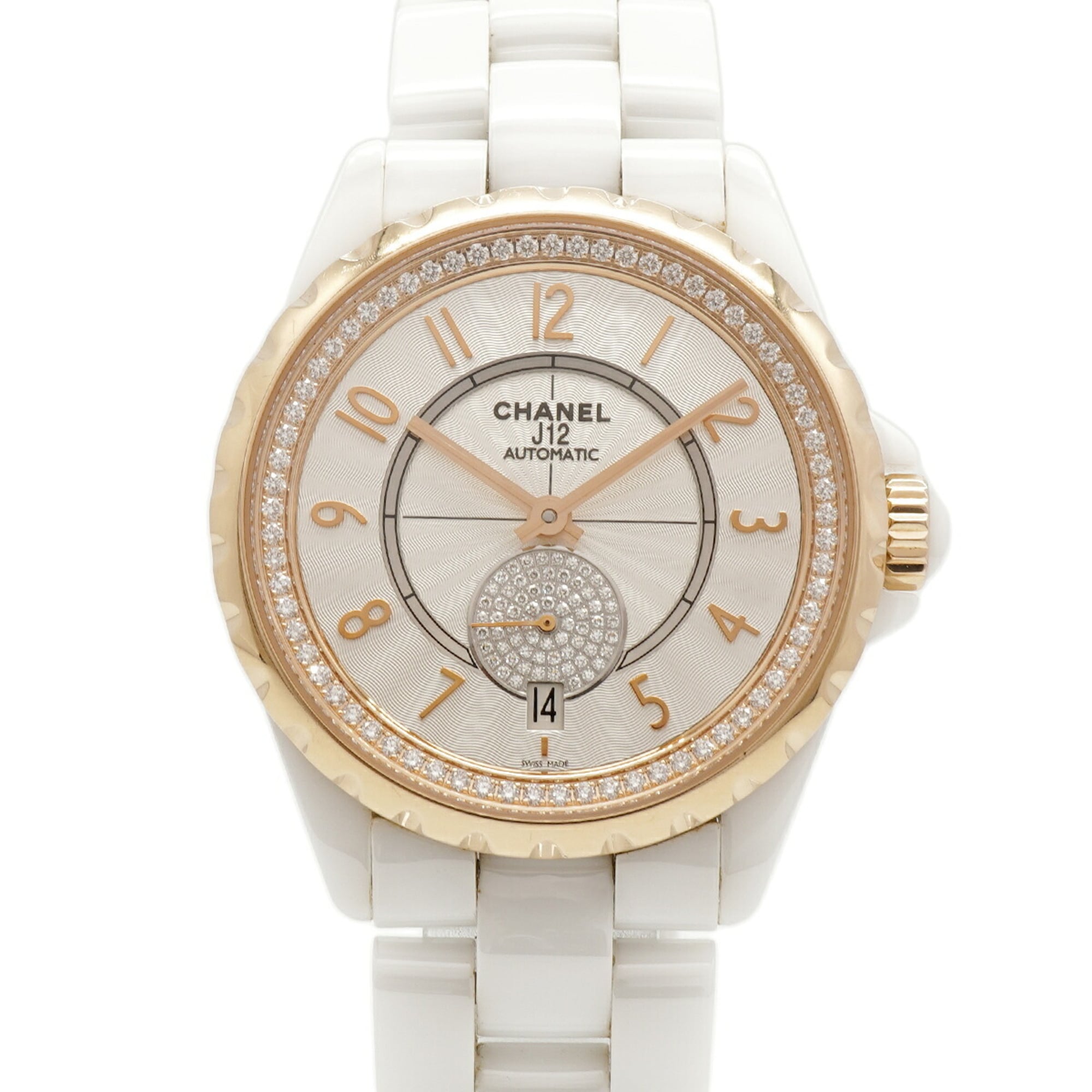 Montre Chanel J12-365 Diamond H3843 Blanc, cadran de 37 mm