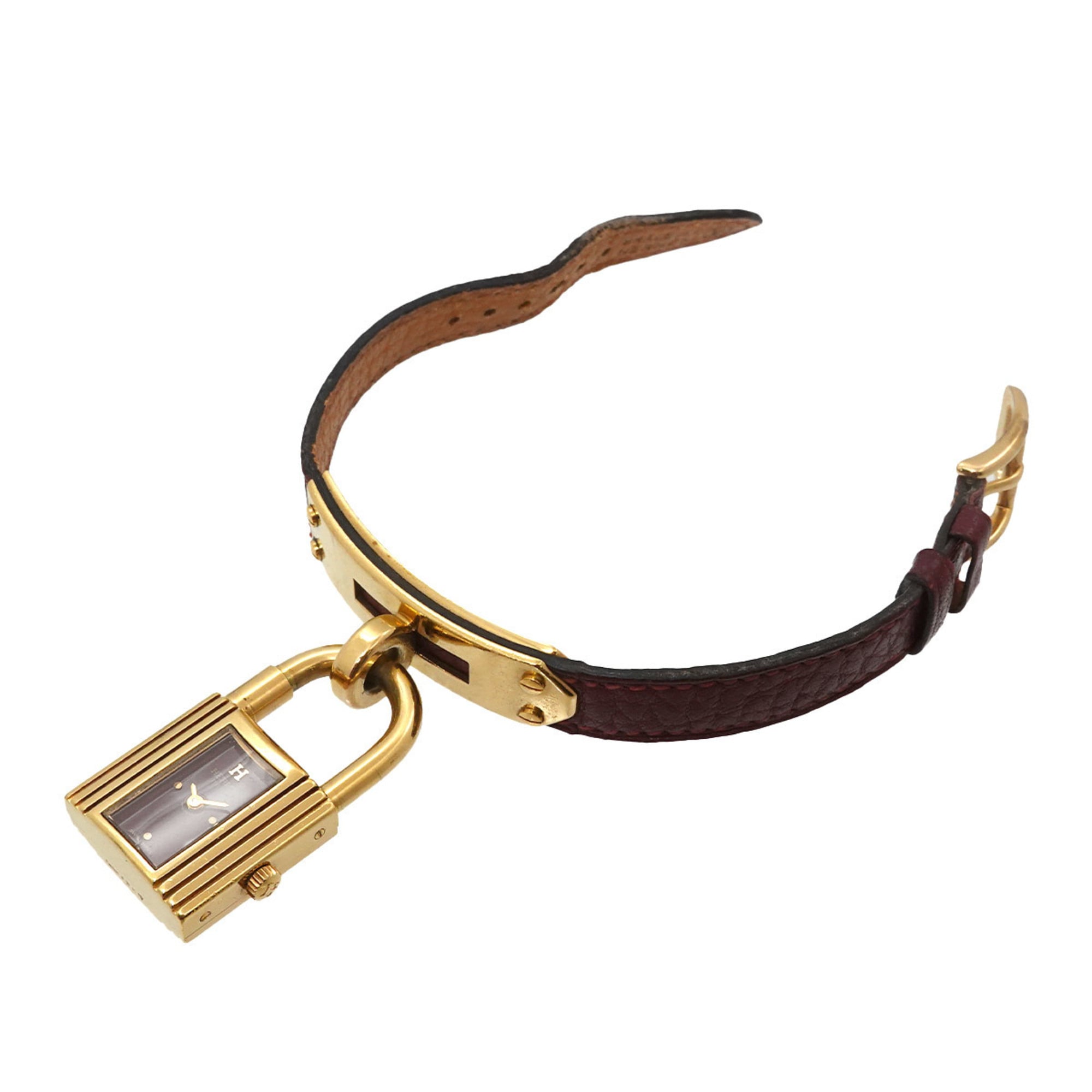 Hermes Kelly Bordeaux Dial 20mm Watch