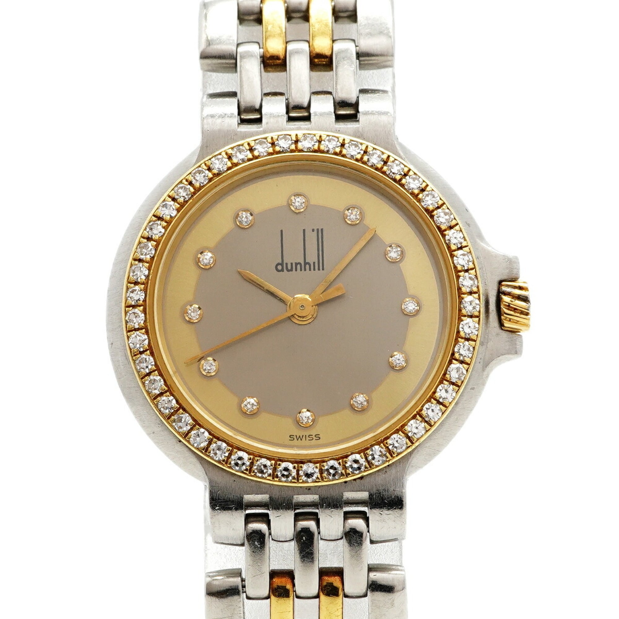 Dunhill Elite GZl1j89k Gold Dial 26mm Watch