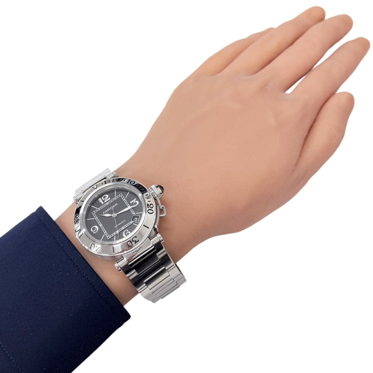 Cartier Pasha Seatimer W31077M7 Noir Cadran 40mm Montre