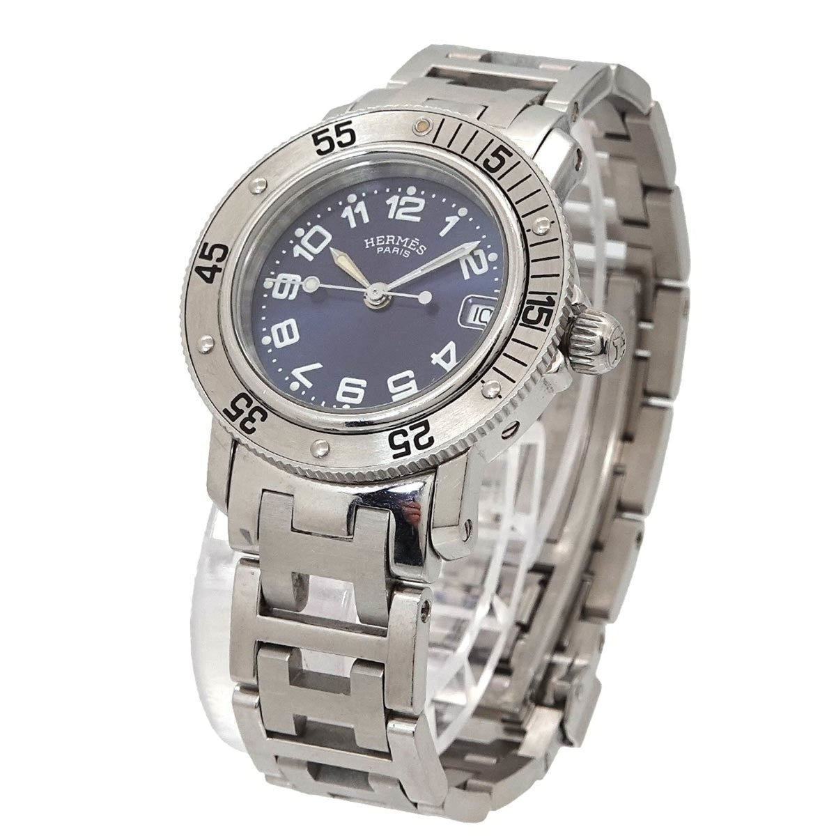 Hermes CL5 210, blaues Zifferblatt, 28 mm Uhr