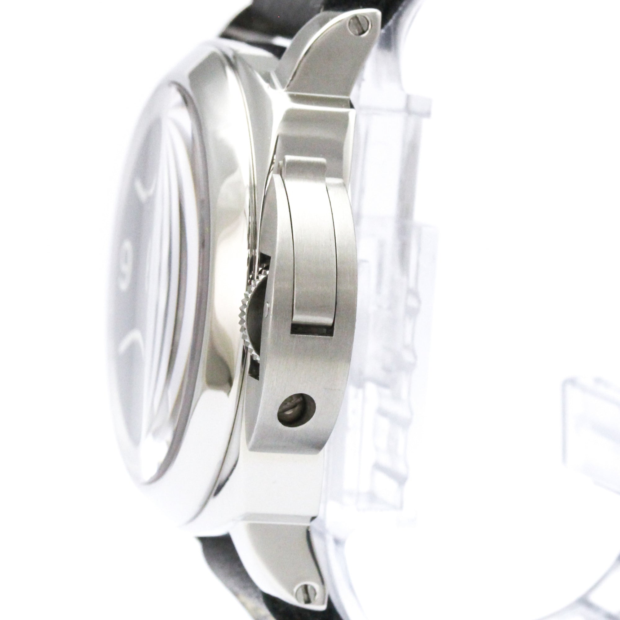 PANERAI Luminor Base Logo Steel Hand-Winding Watch PAM00000 Polished