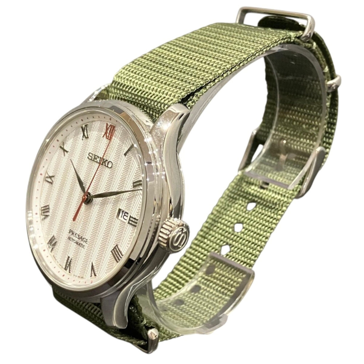 Montre Seiko Presage Japanese Garden 4R35-02S0/SARY205 Blanc Cadran 41 mm
