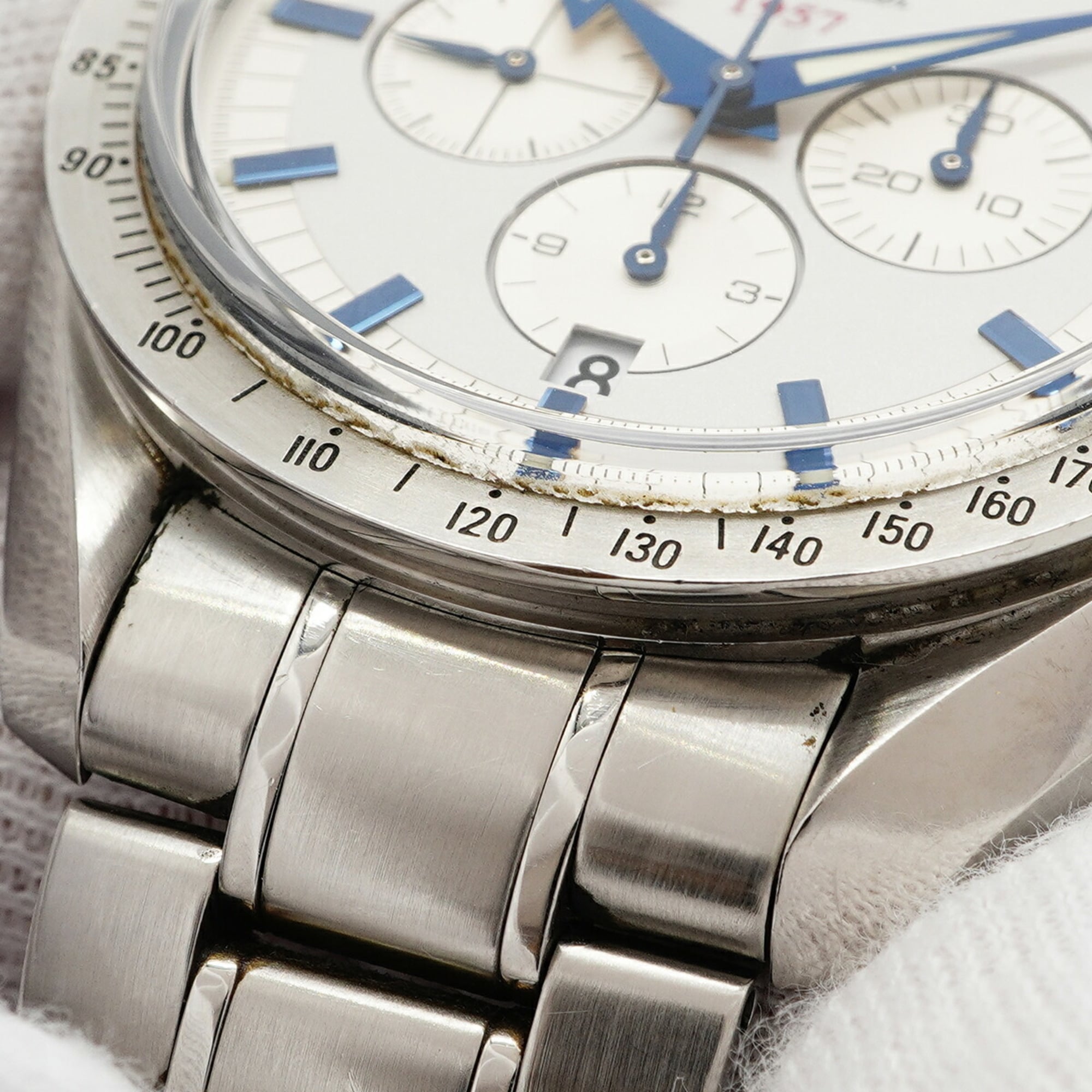 Omega Speedmaster Broad Arrow 1957 321.10.42.50.02.001 Silver Dial Men's Watch