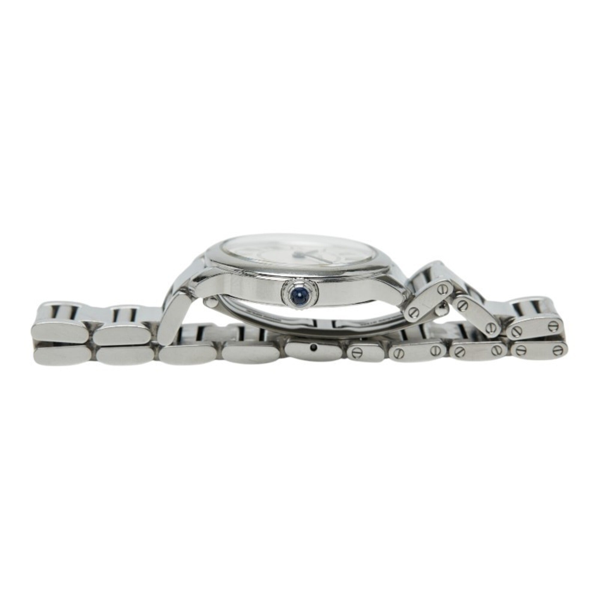 Cartier Ronde Must – Online-Exklusivmodell WSRN0033Quarz Weiß Zifferblatt, Edelstahl, Damenuhr CARTIER