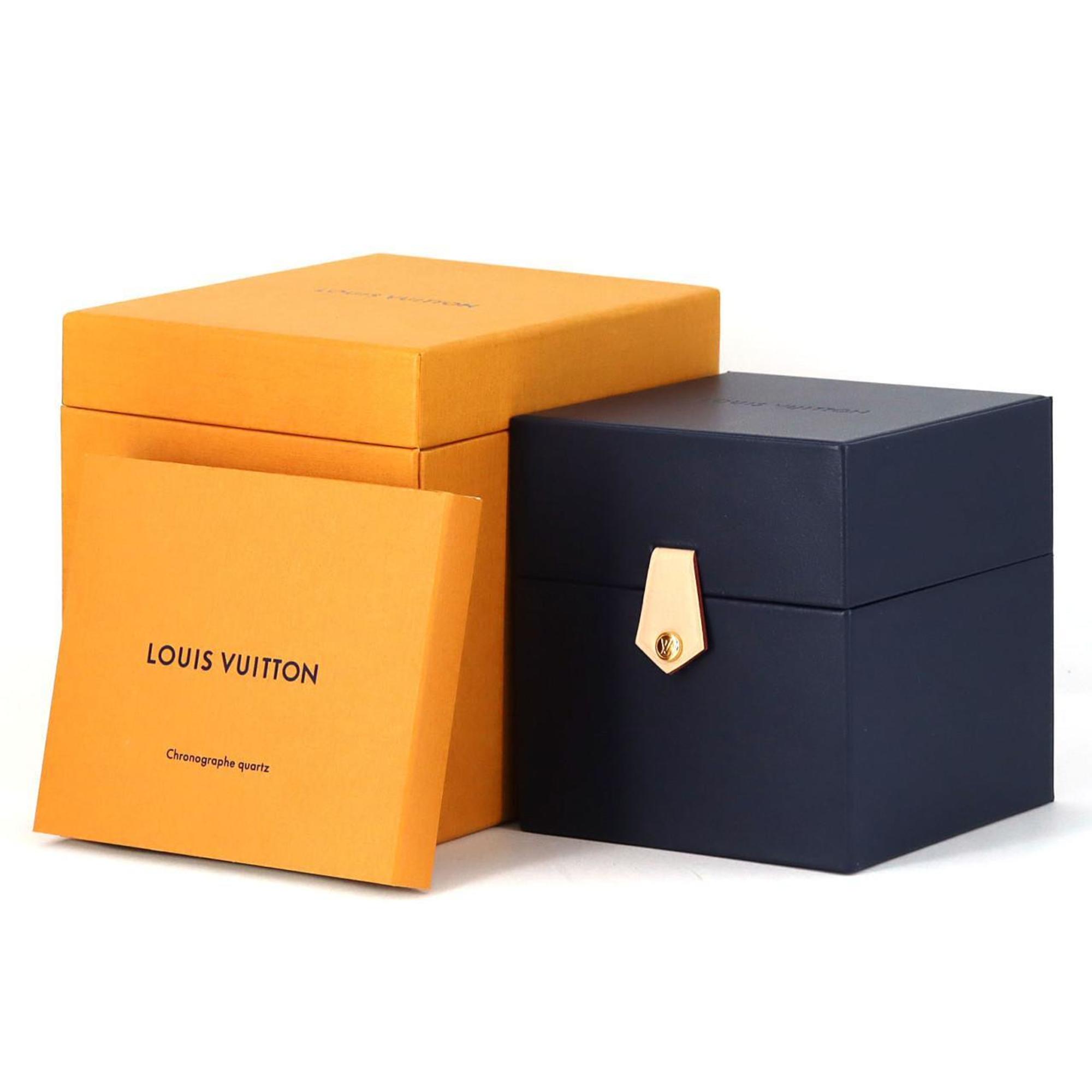 Louis Vuitton Tambour Moon Star Chrono QA032 roestvrijstalen quartzhorloge