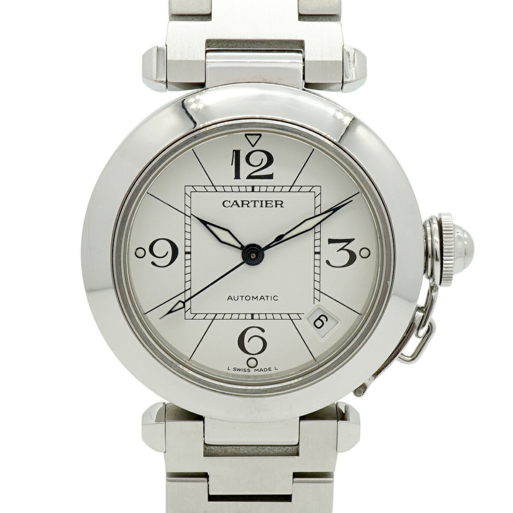 Cartier Pasha W31074M7 White Dial 35mm Watch