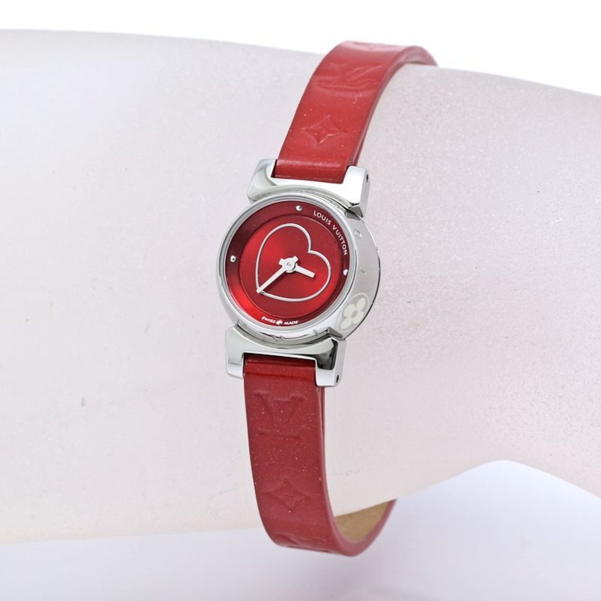 LOUIS VUITTON Tambour Bijou Q151Z0 Women's Watch /40408