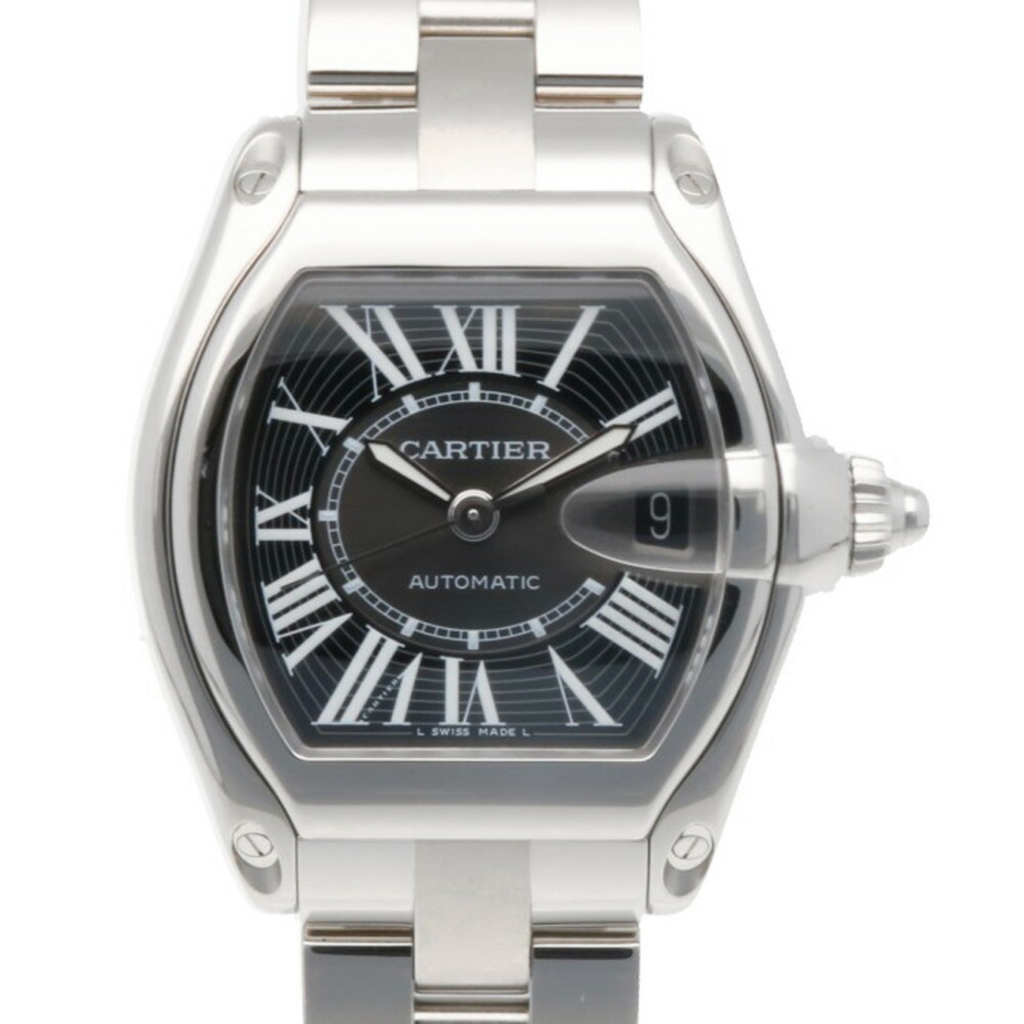 Cartier Roadster LM Watch, Stainless Steel 2510 Automatic, Overhauled and Polished, Men's