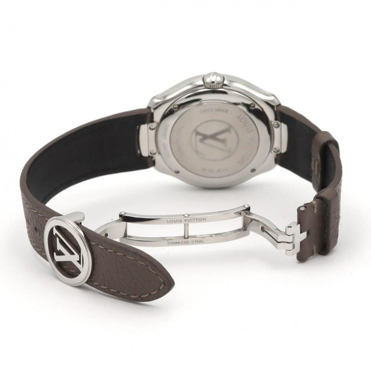 Louis Vuitton Fifty-Five Q6G20 Silver Dial 36mm Watch