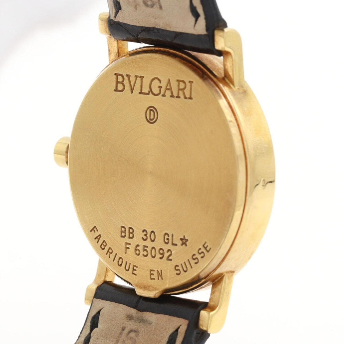 Bvlgari Bulgari BB30GL Schwarz Zifferblatt 30 mm Uhr