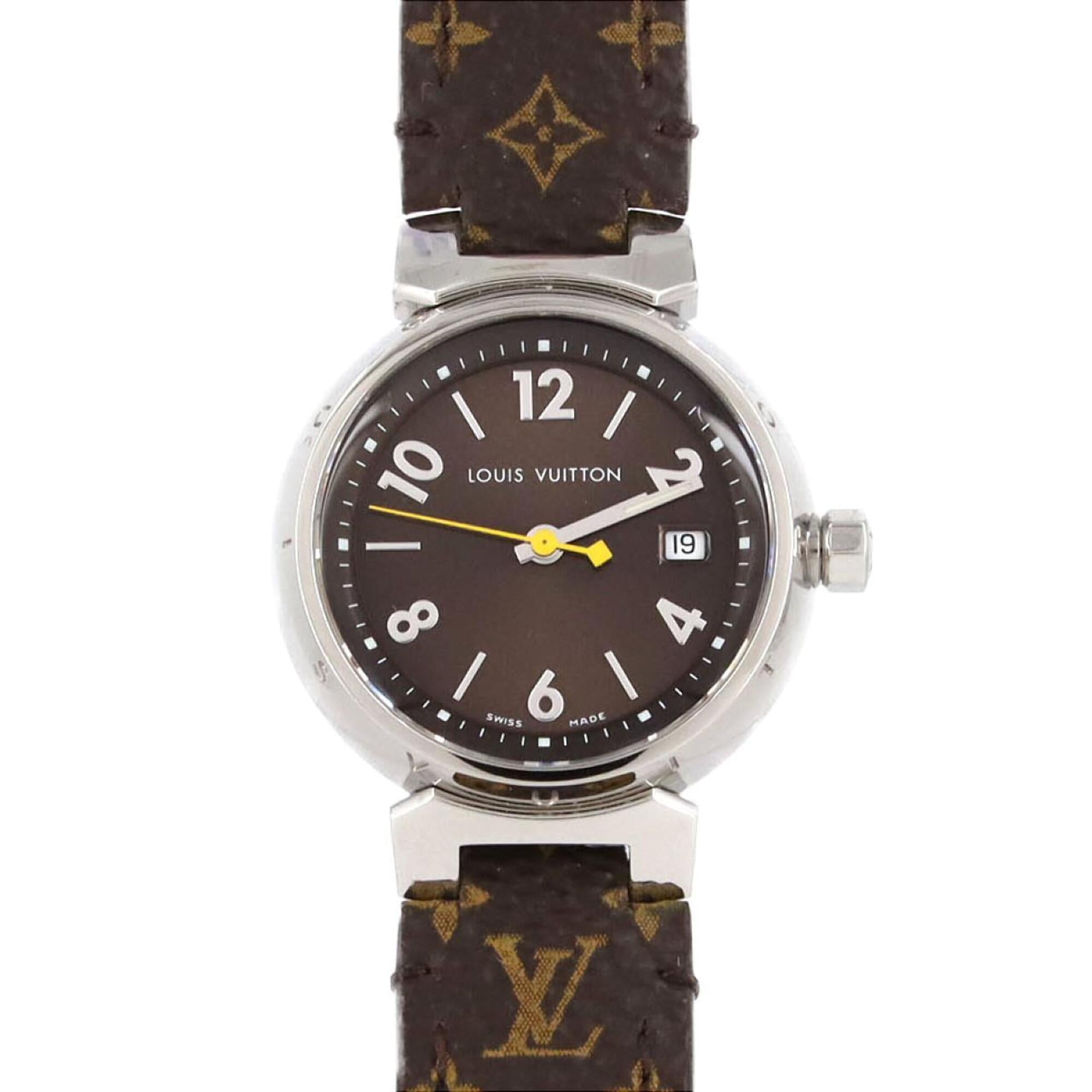 Louis Vuitton Tambour Q1211 SS Quartz Watch