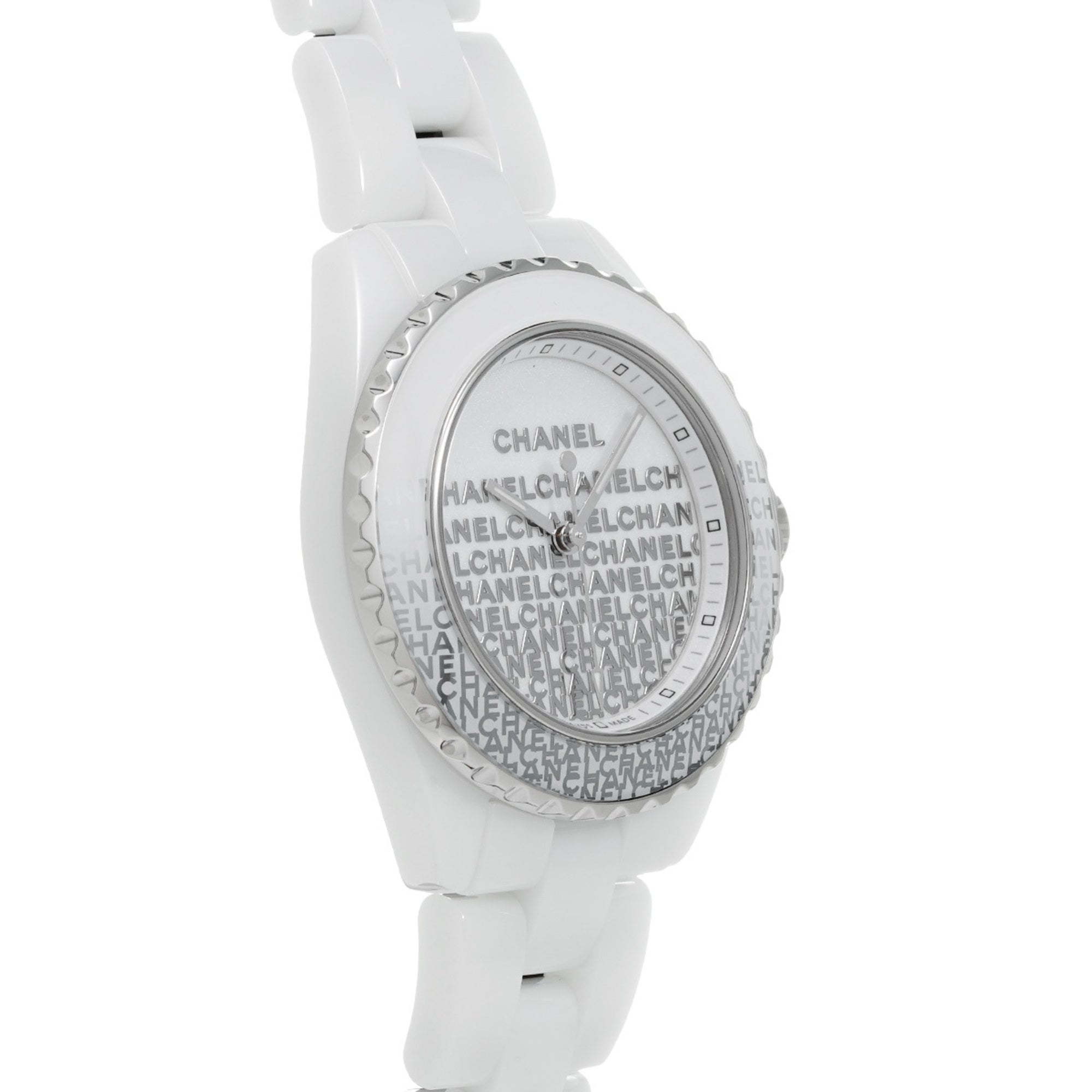 Chanel J12 Wanted de 33MM H7419 White Lacquer Women's Quartz Watch Used Ginzo