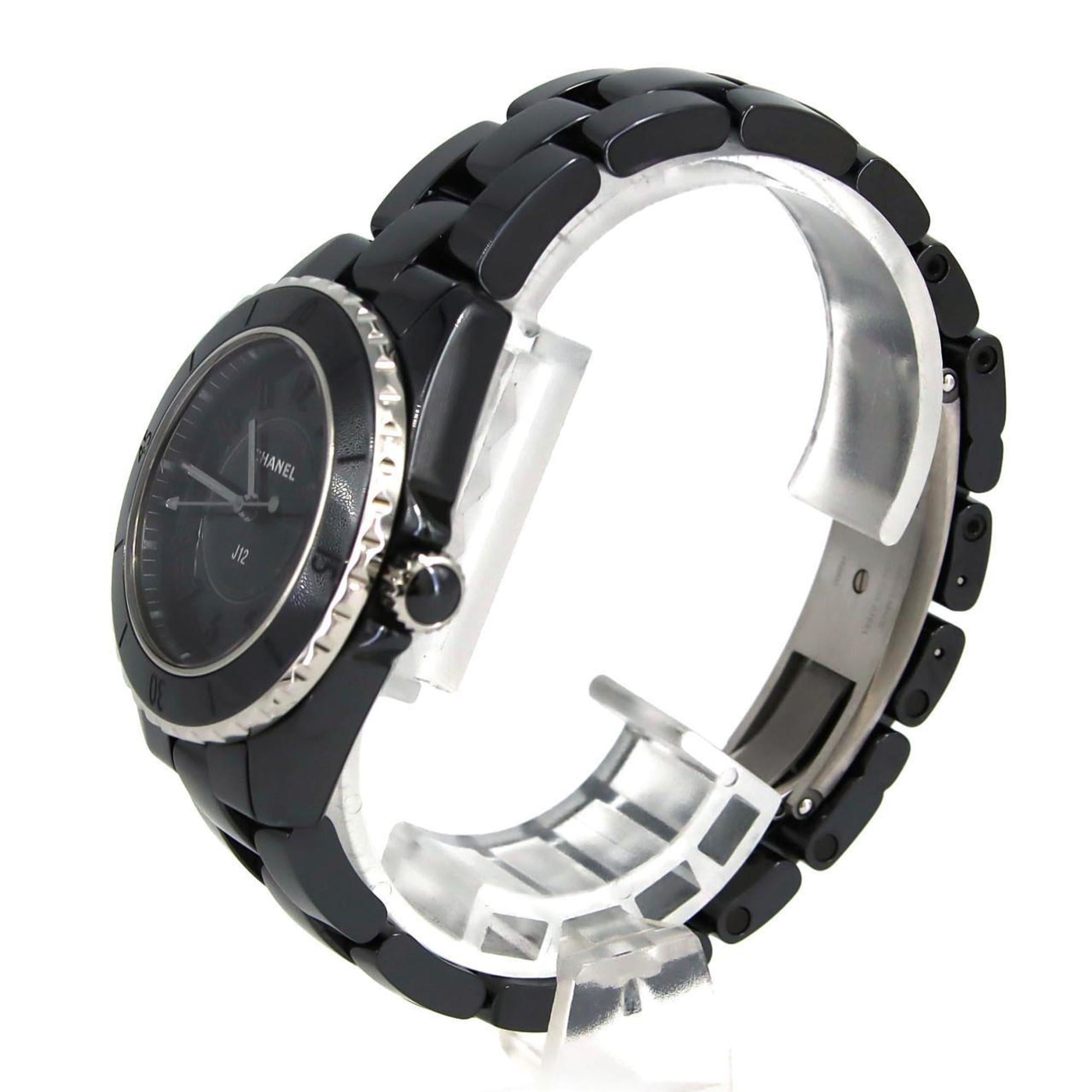 Chanel J12 Phantom 33mm Ceramic H6346 Quartz Watch