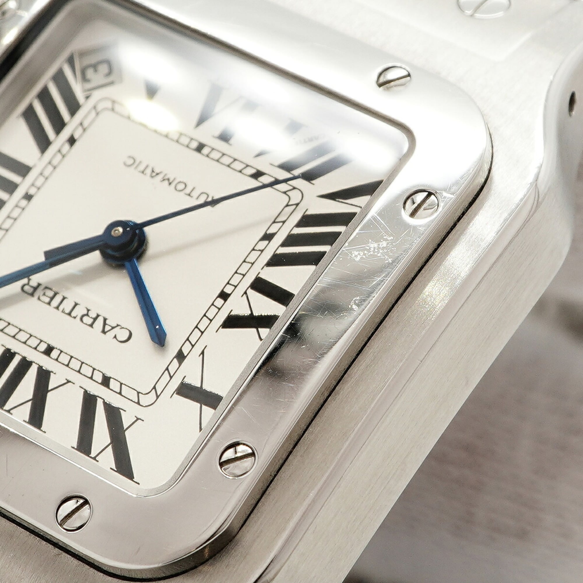 Cartier Santos Galbee XL W20098D6 Silver Dial