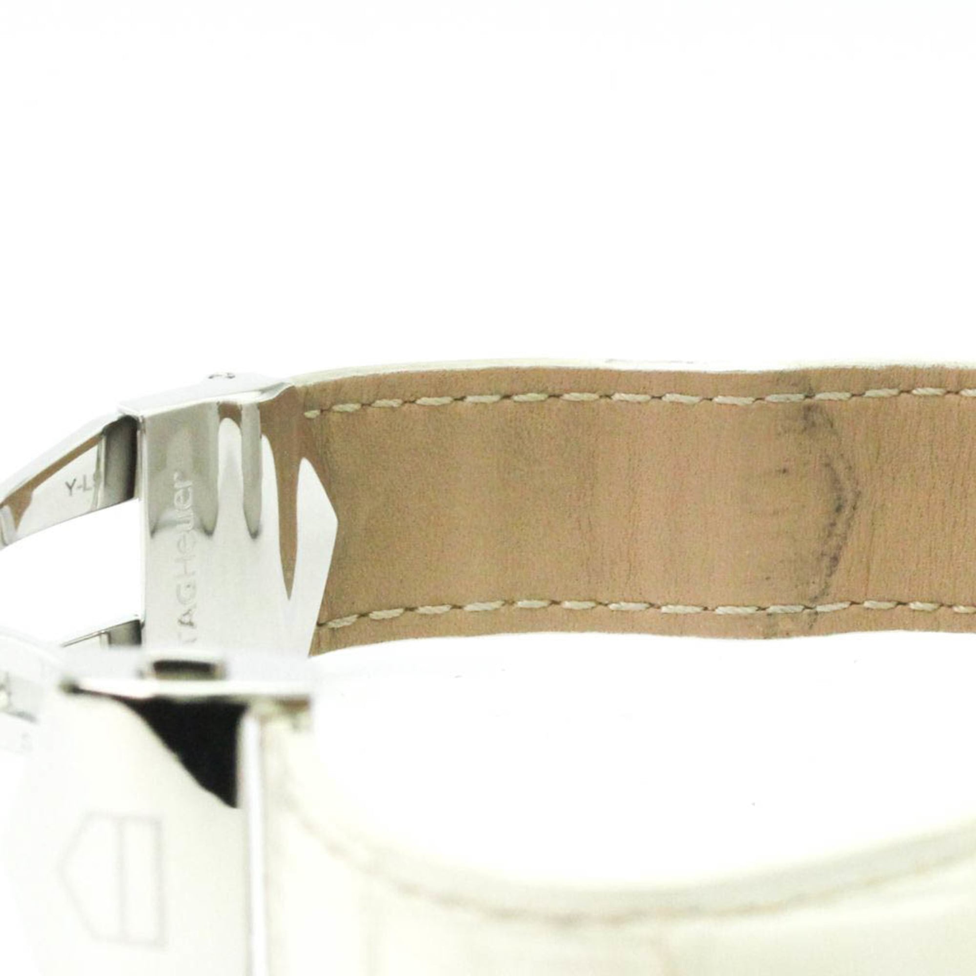 TAG HEUER Monaco Lady diamanten quartzhorloge met parelmoeren wijzerplaat WAW131B