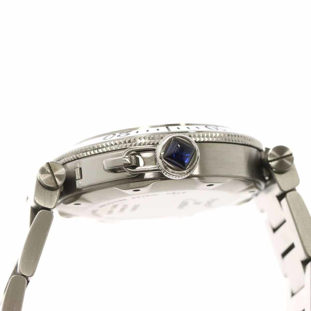 Cartier Pasha Seatimer W31080M7 met zilveren wijzerplaat 40mm Horloge
