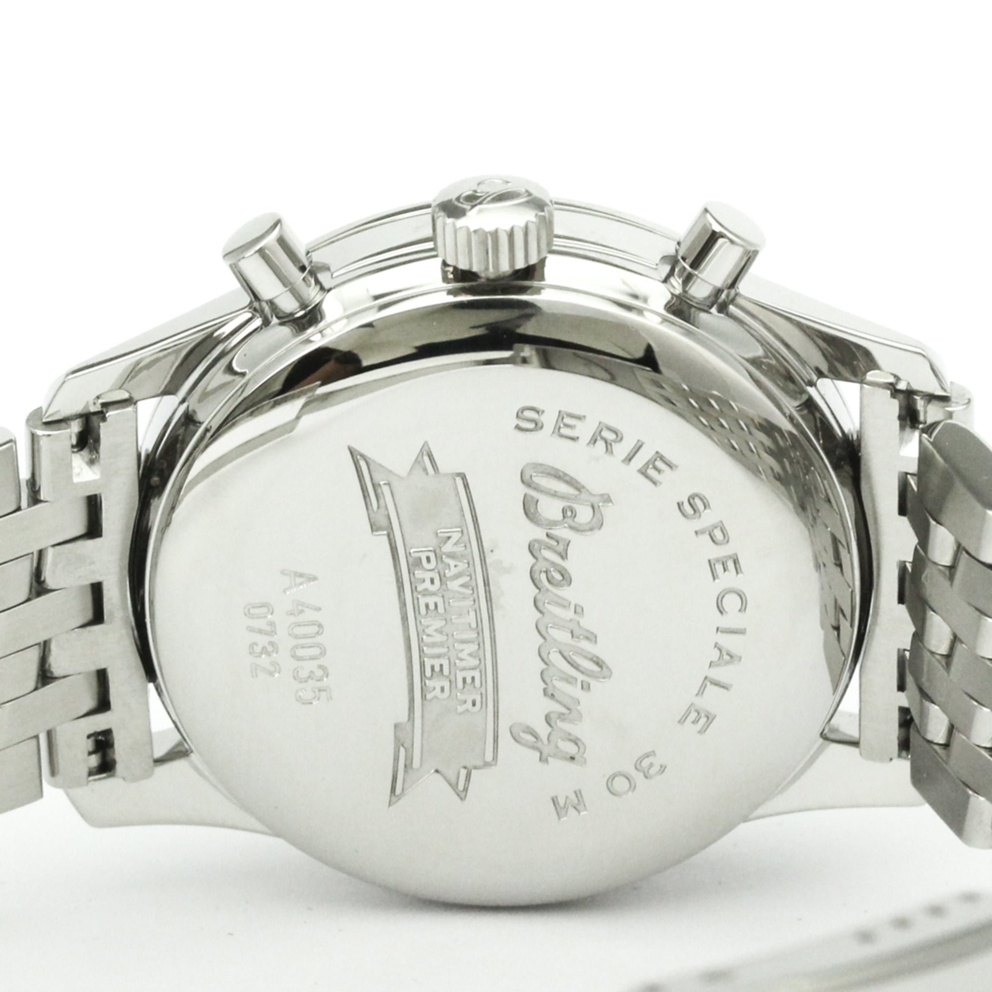 Breitling Navitimer A40035 Silver Dial Stainless steel 36mm Watch