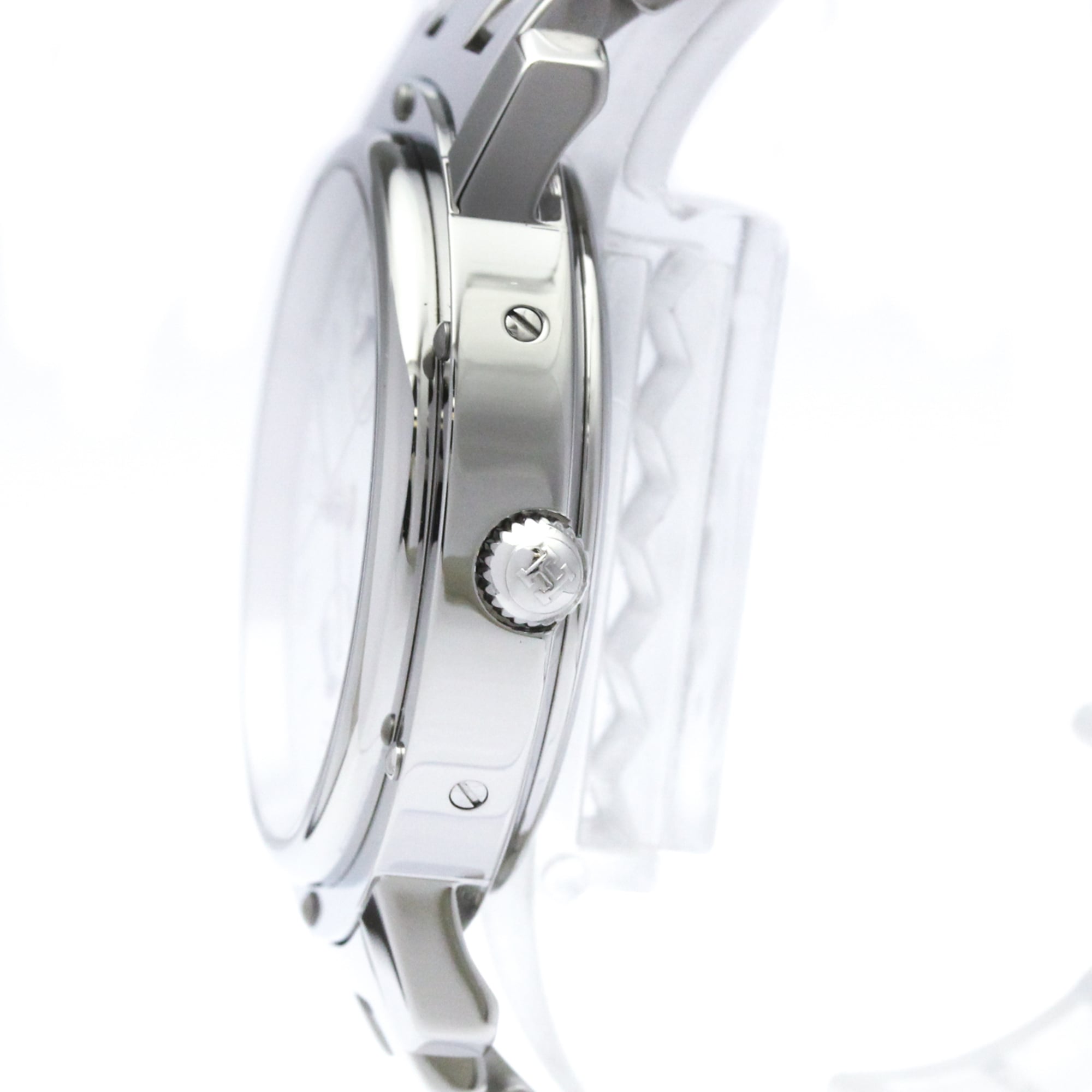 HERMES Clipper Power Reserve Steel Automatic Watch CL5.710 Polished