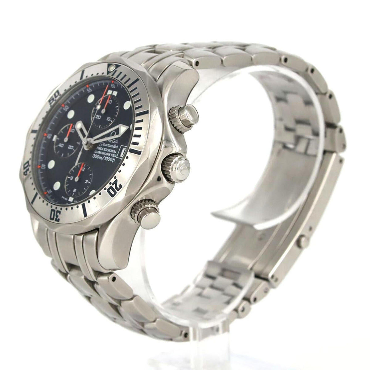 Omega Seamaster Pro Chronograph 2598.8 Blue Dial 42mm Watch