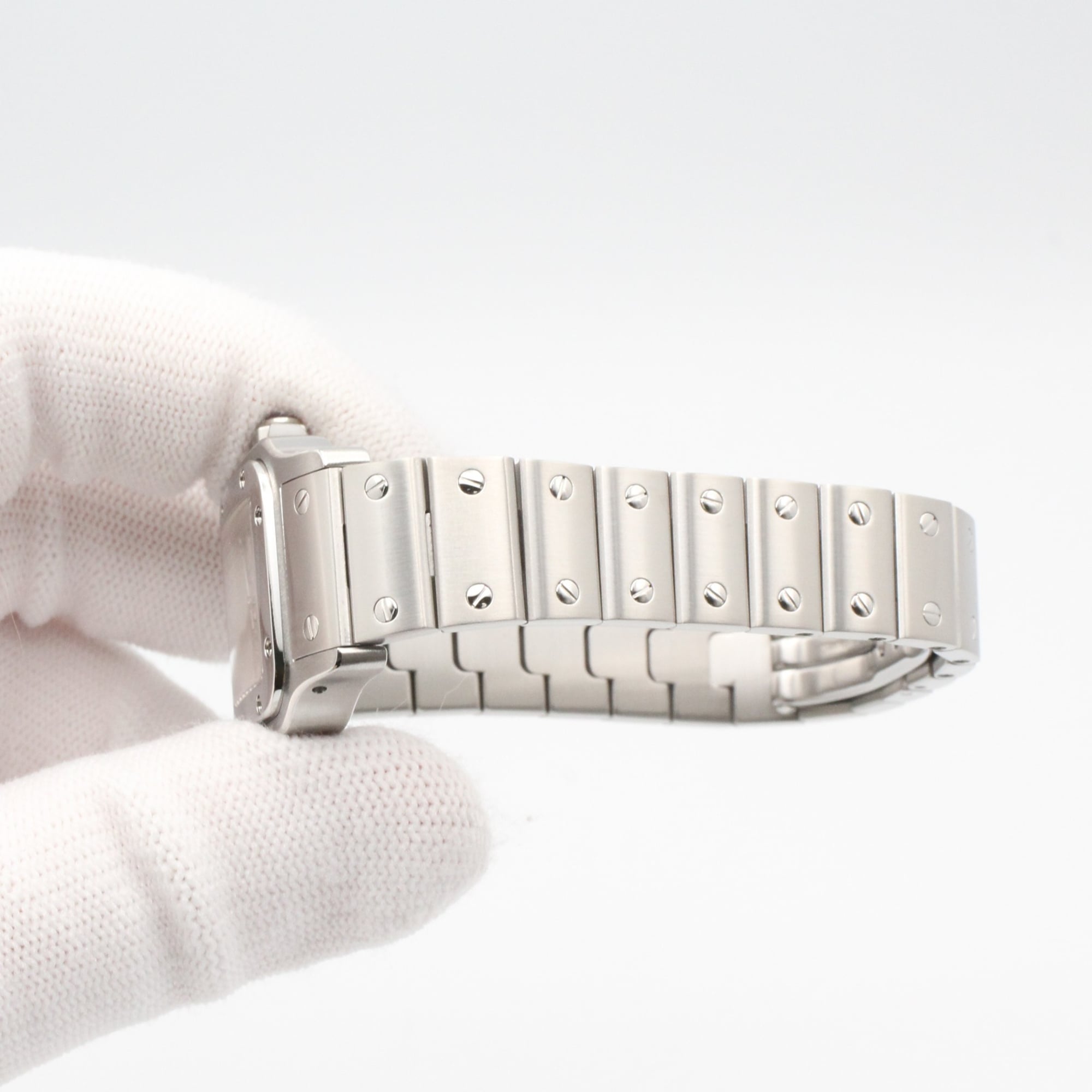 Cartier Santos W20044D6 Silver Dial Stainless steel 24mm Watch